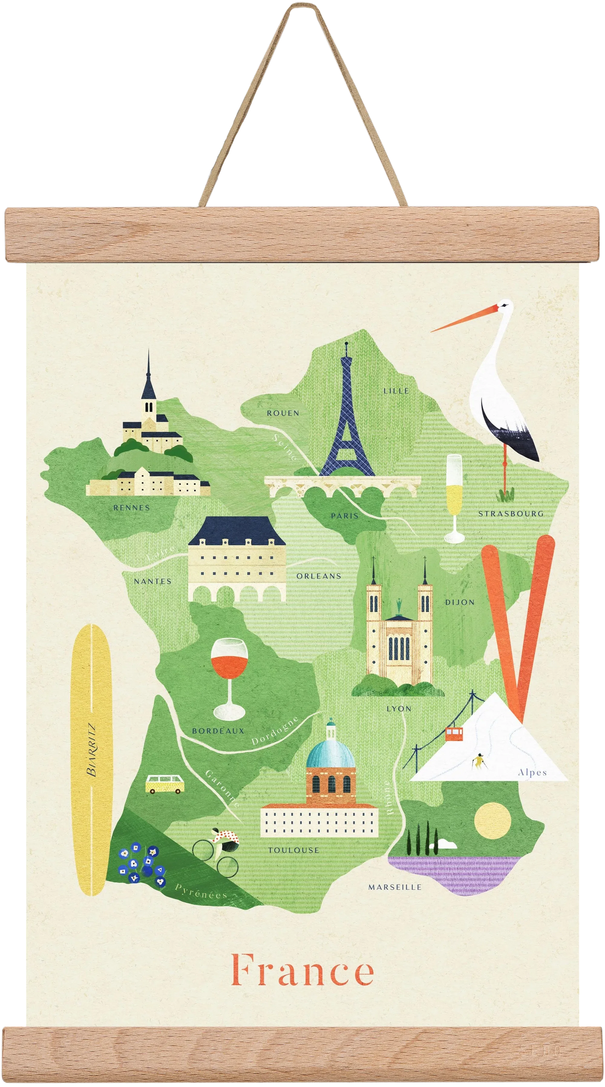 France Map - artbridge