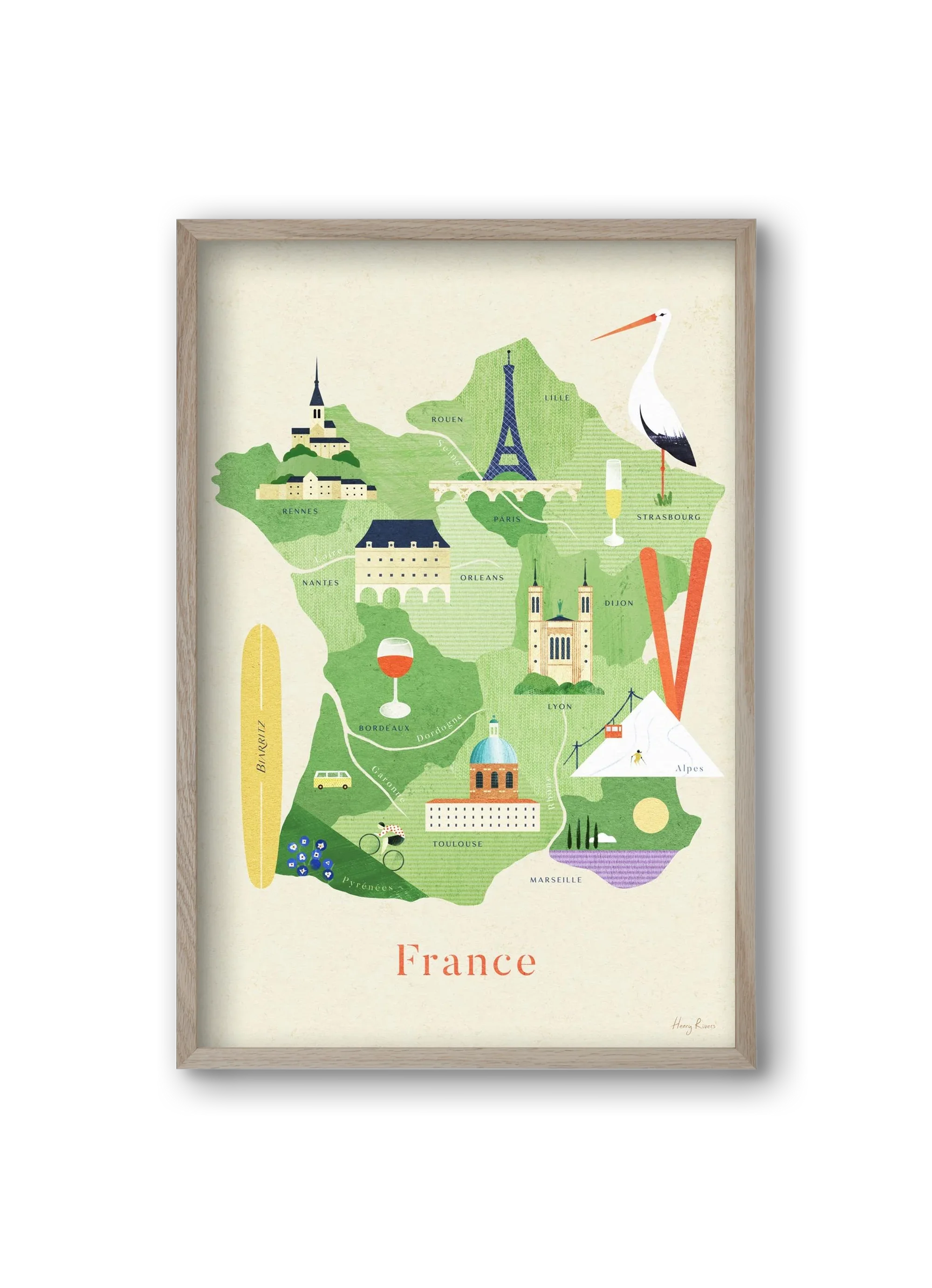 France Map - artbridge