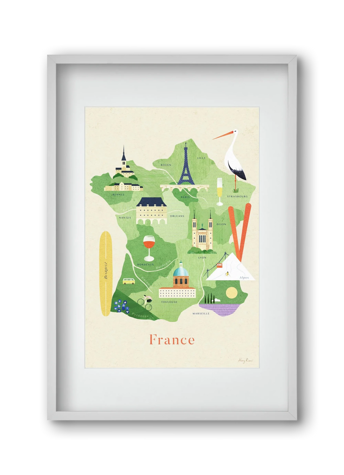 France Map - artbridge