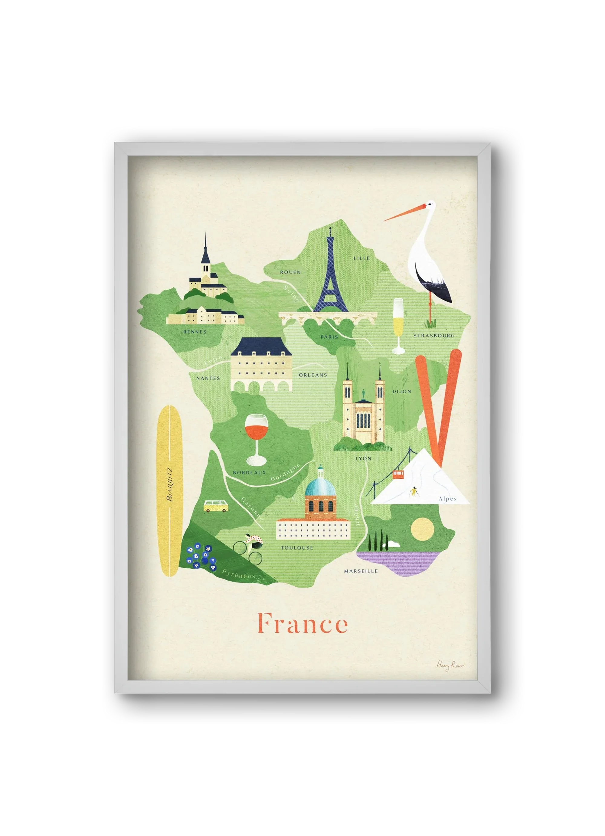 France Map - artbridge