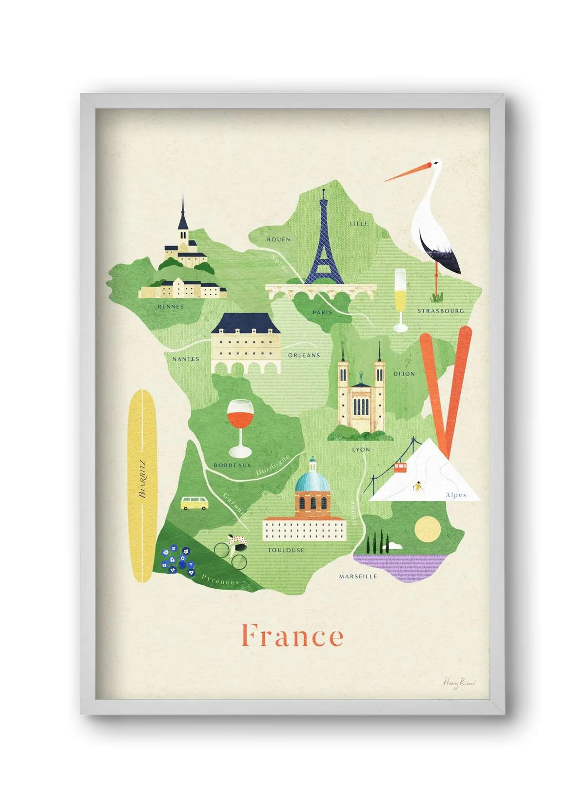 France Map - artbridge