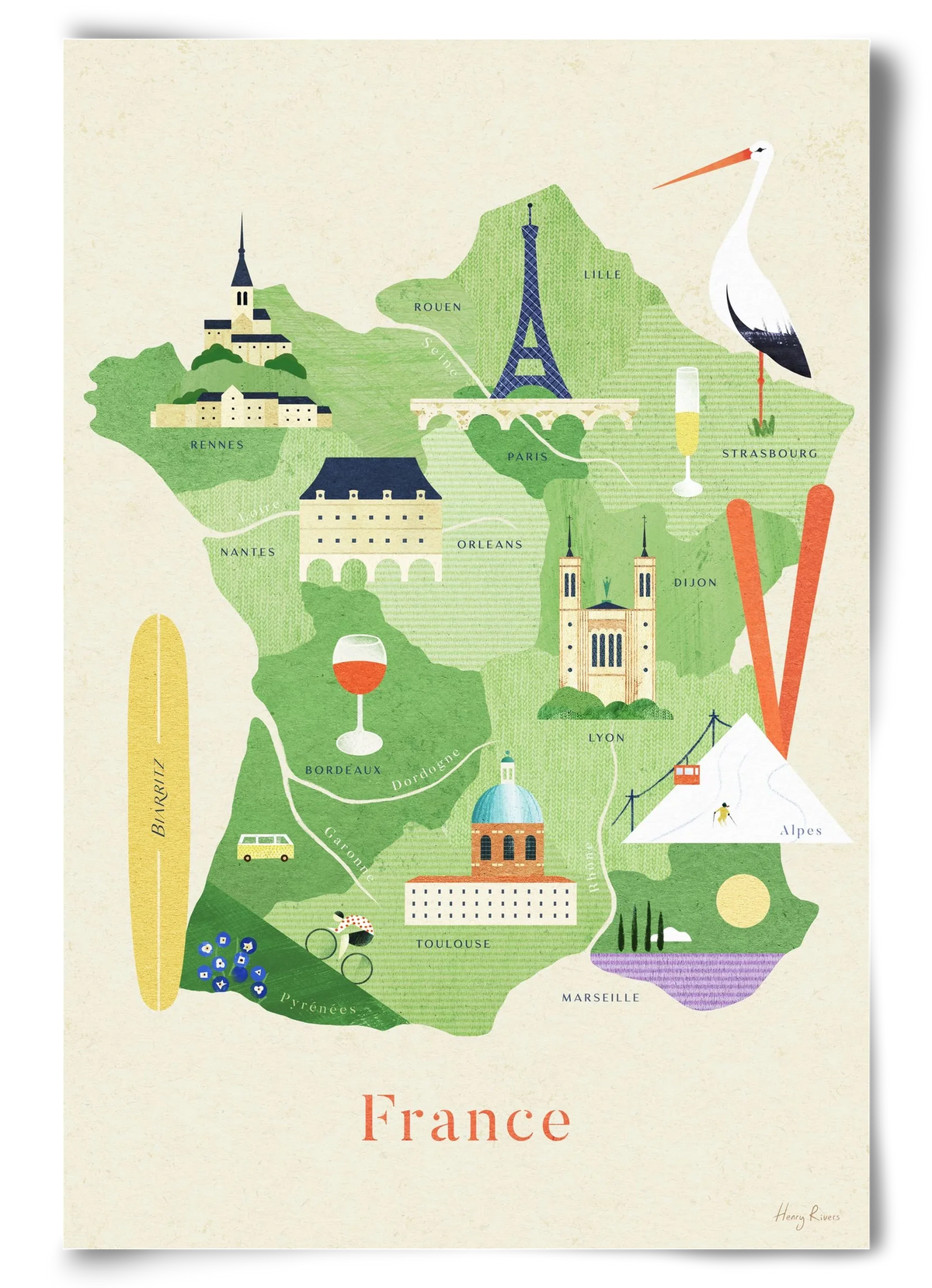 France Map - artbridge