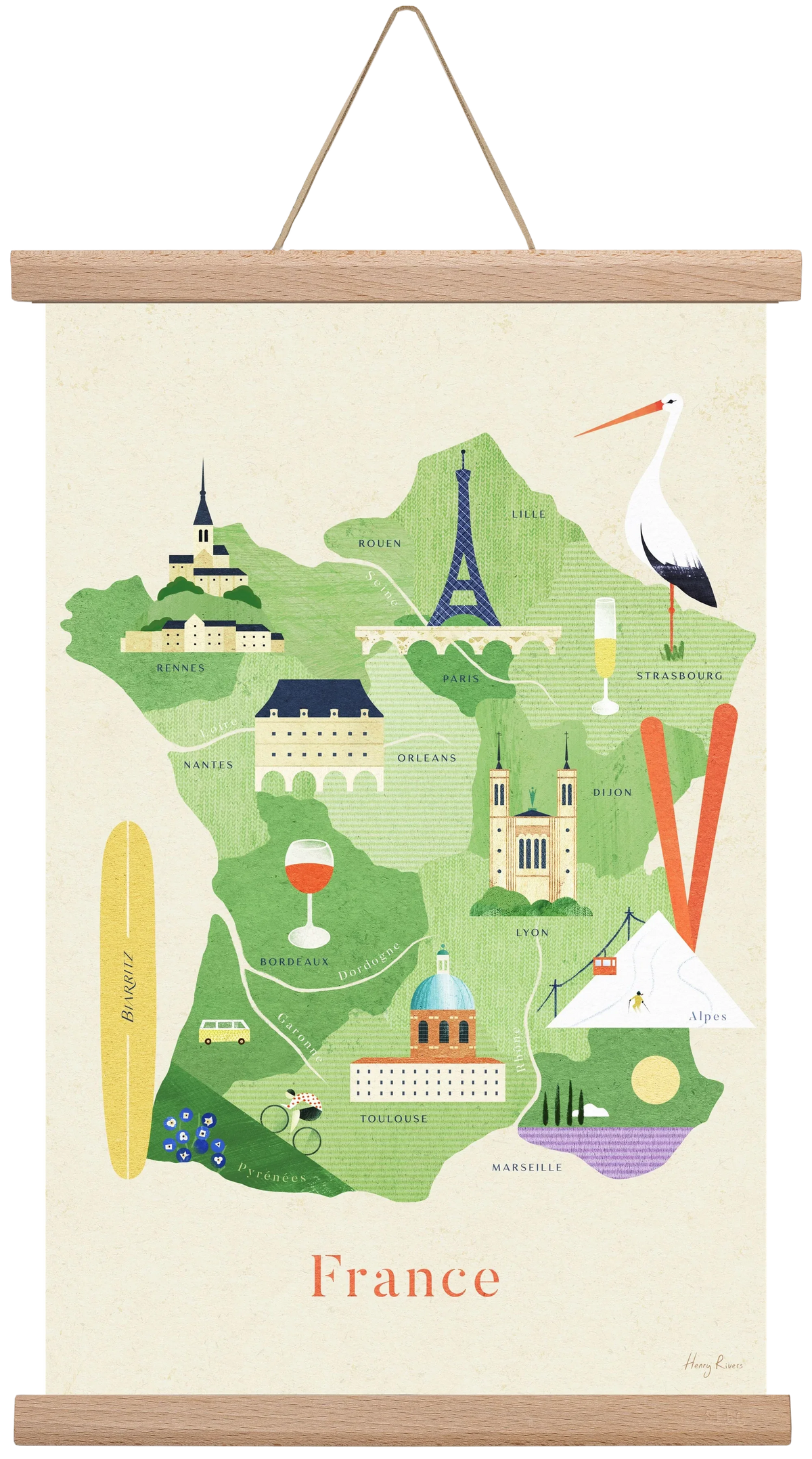 France Map - artbridge