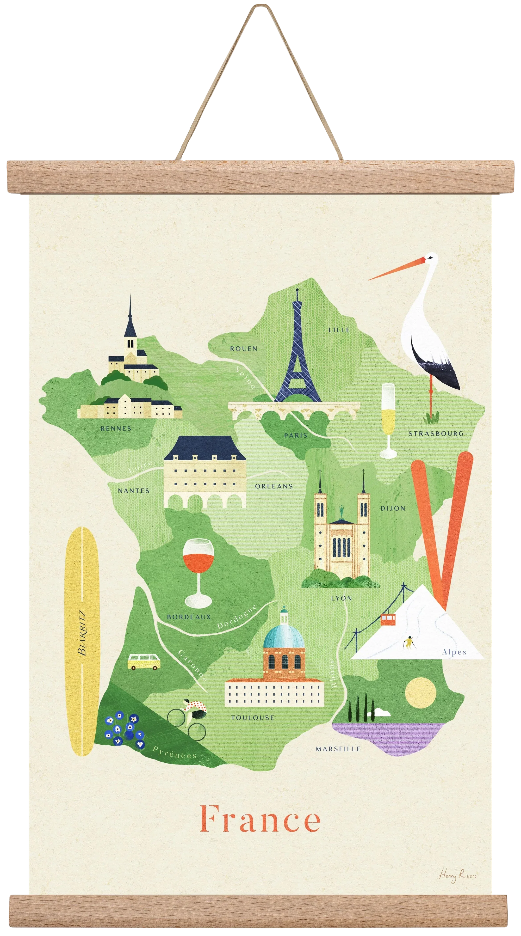 France Map - artbridge