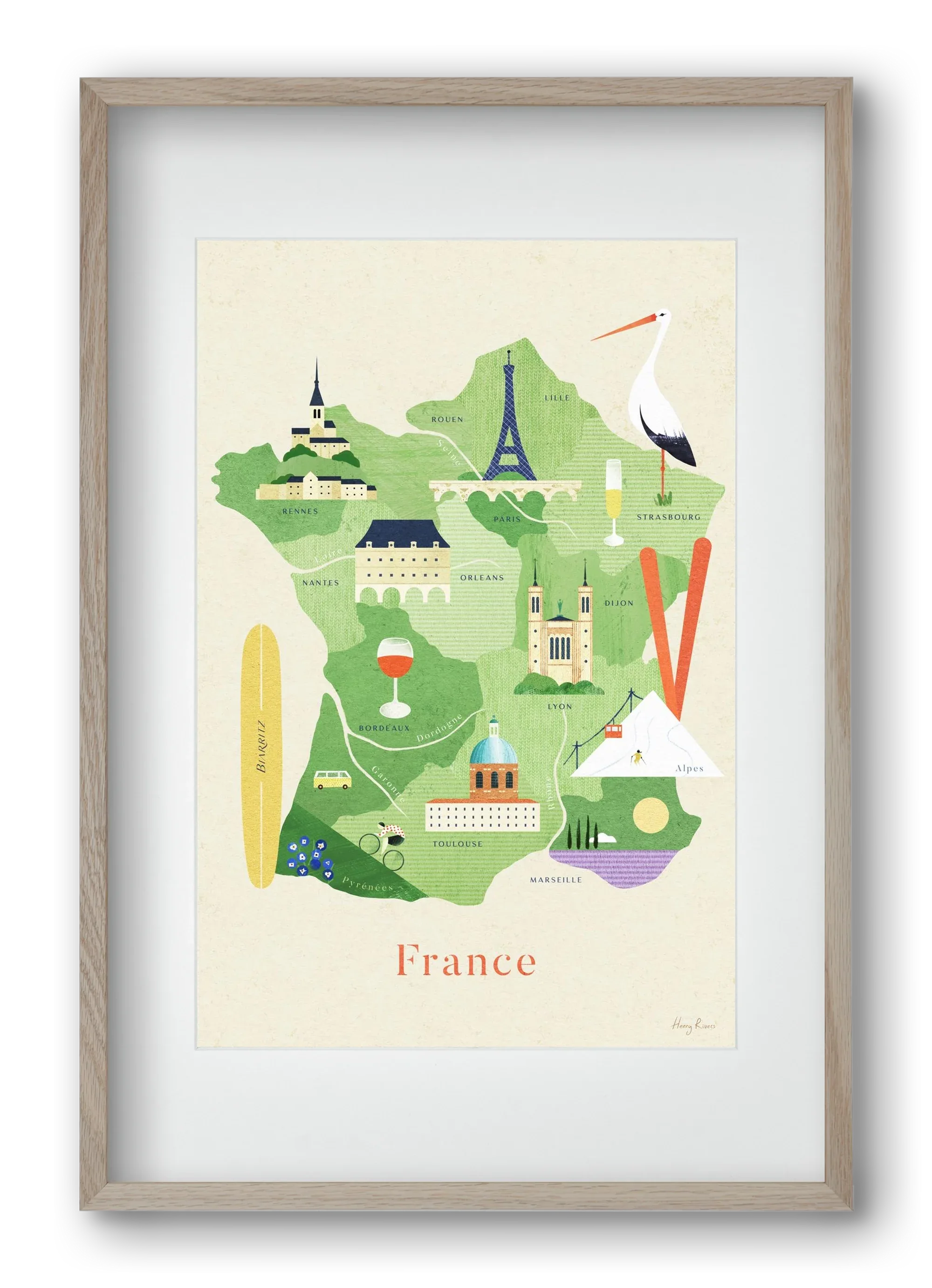 France Map - artbridge