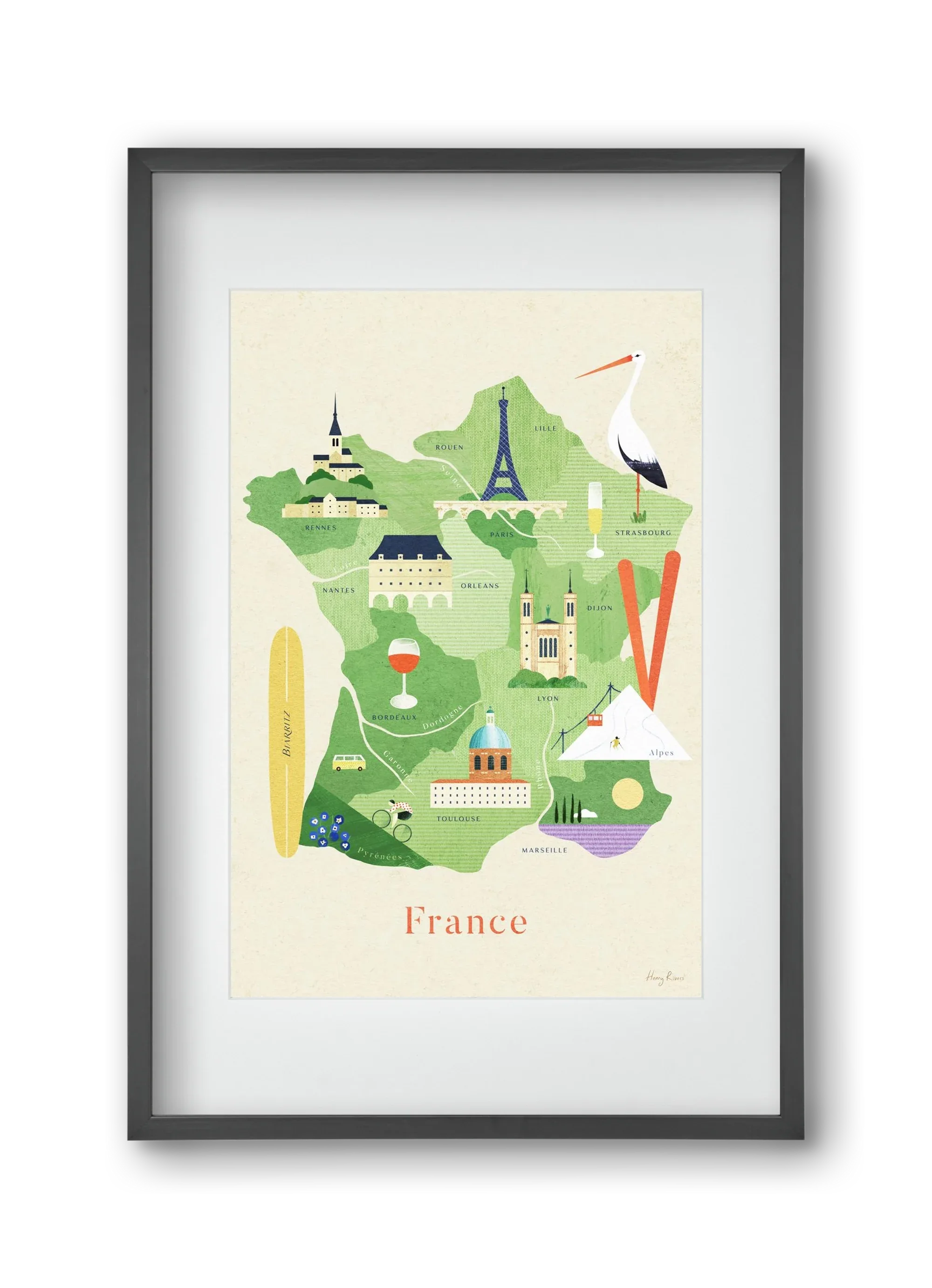 France Map - artbridge