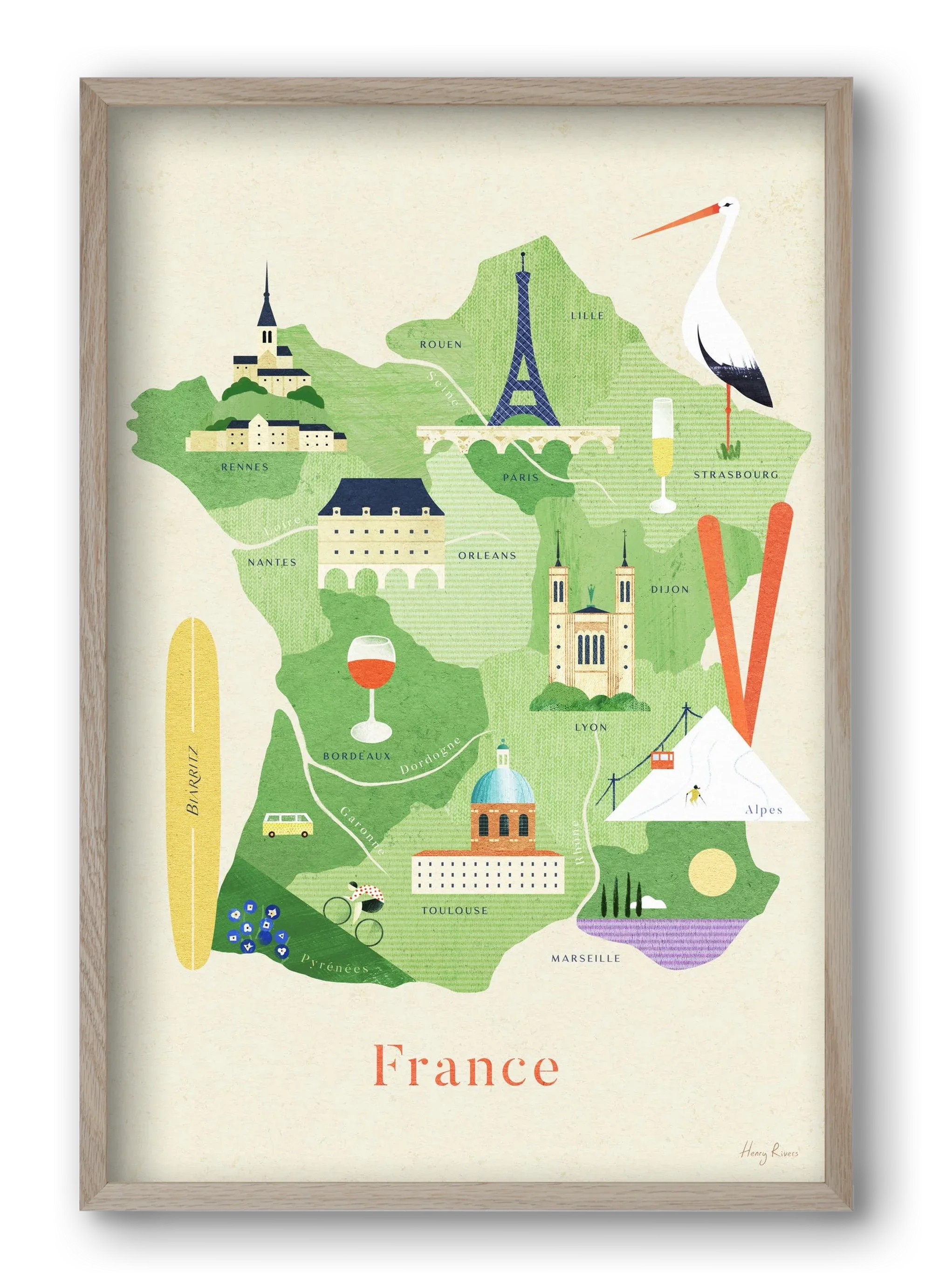 France Map - artbridge