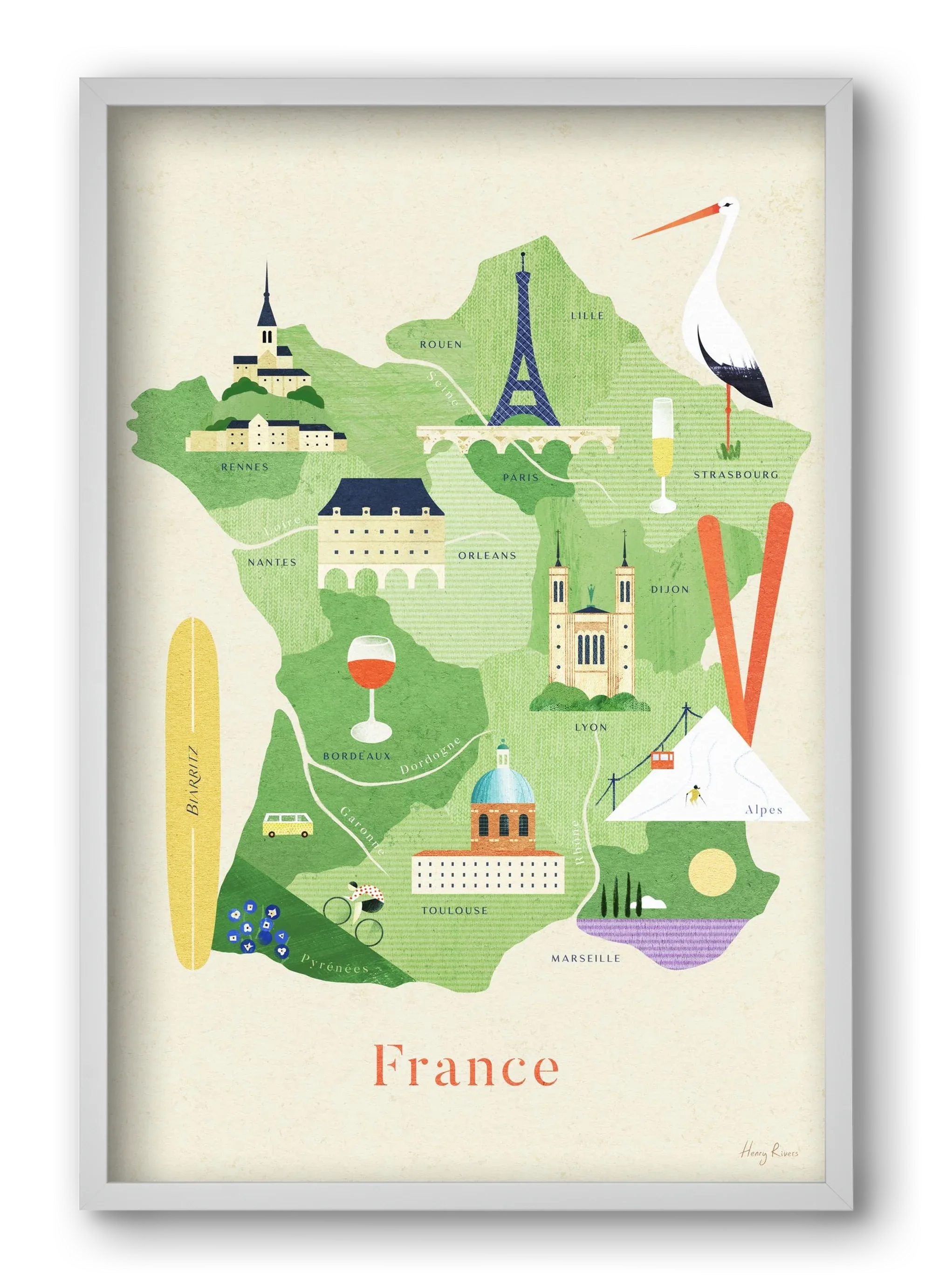 France Map - artbridge
