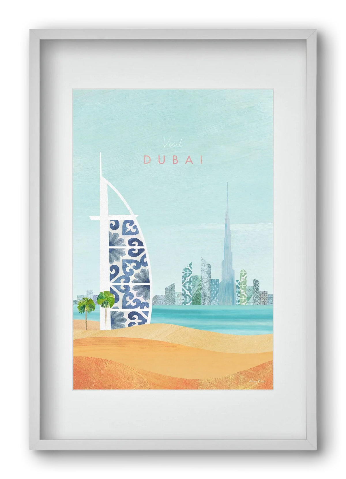 Dubai Travel Poster - artbridge