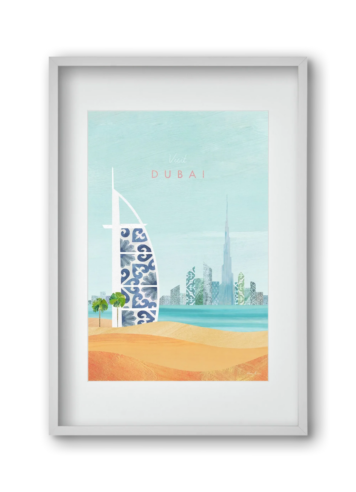 Dubai Travel Poster - artbridge