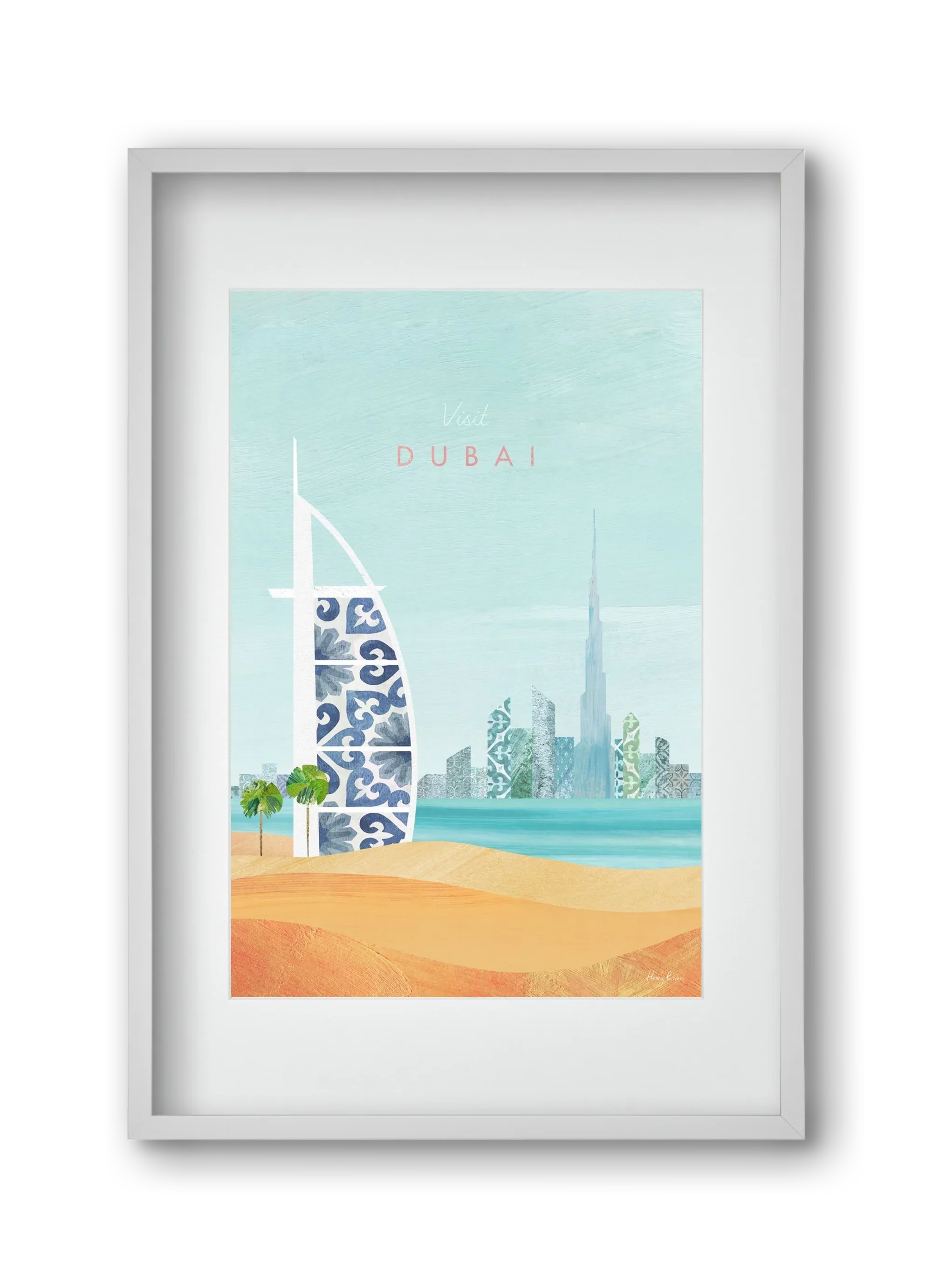 Dubai Travel Poster - artbridge