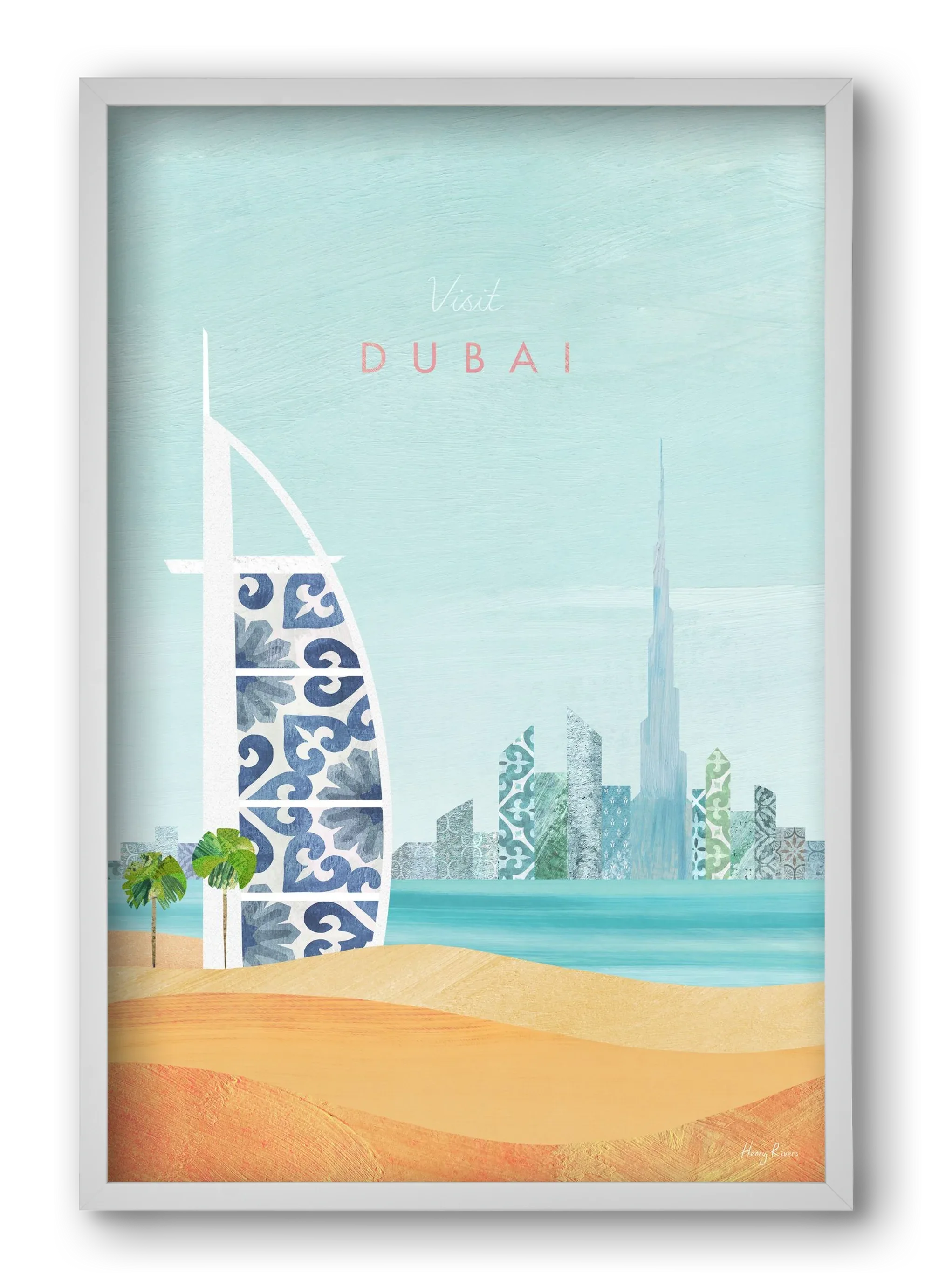 Dubai Travel Poster - artbridge