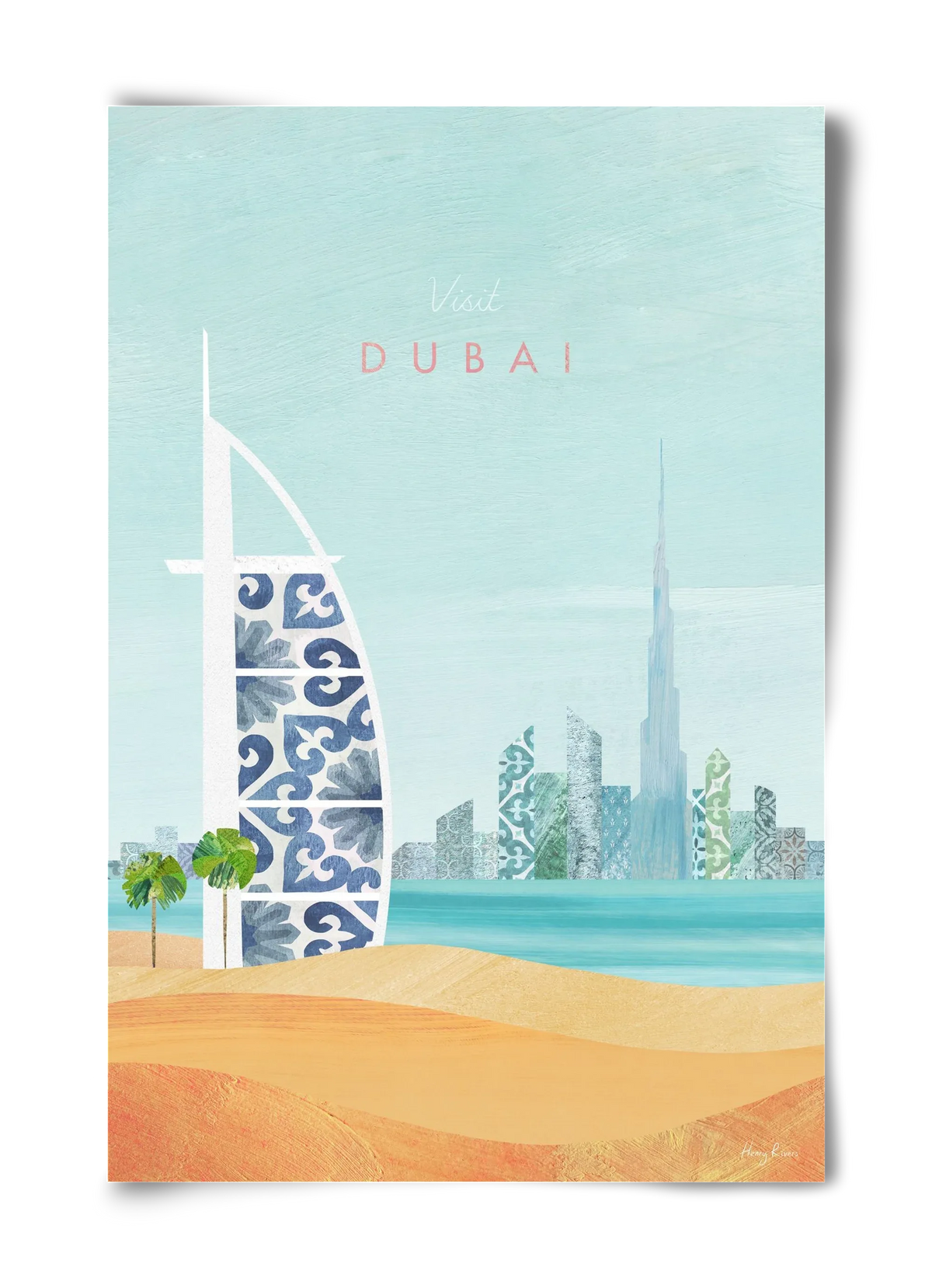 Dubai Travel Poster - artbridge