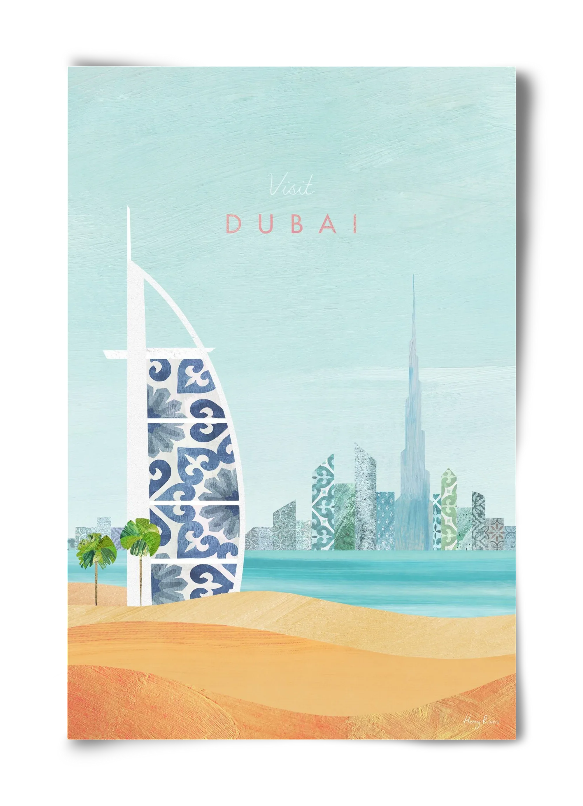 Dubai Travel Poster - artbridge