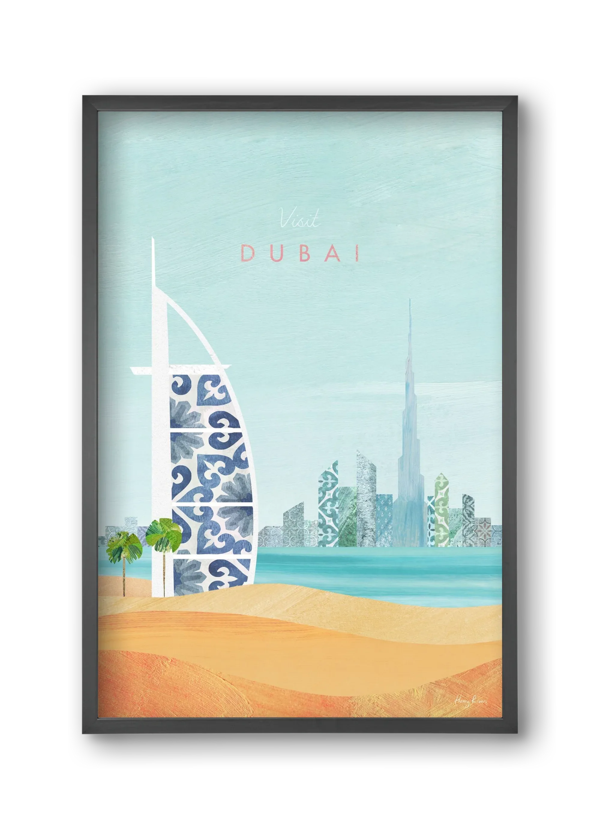Dubai Travel Poster - artbridge