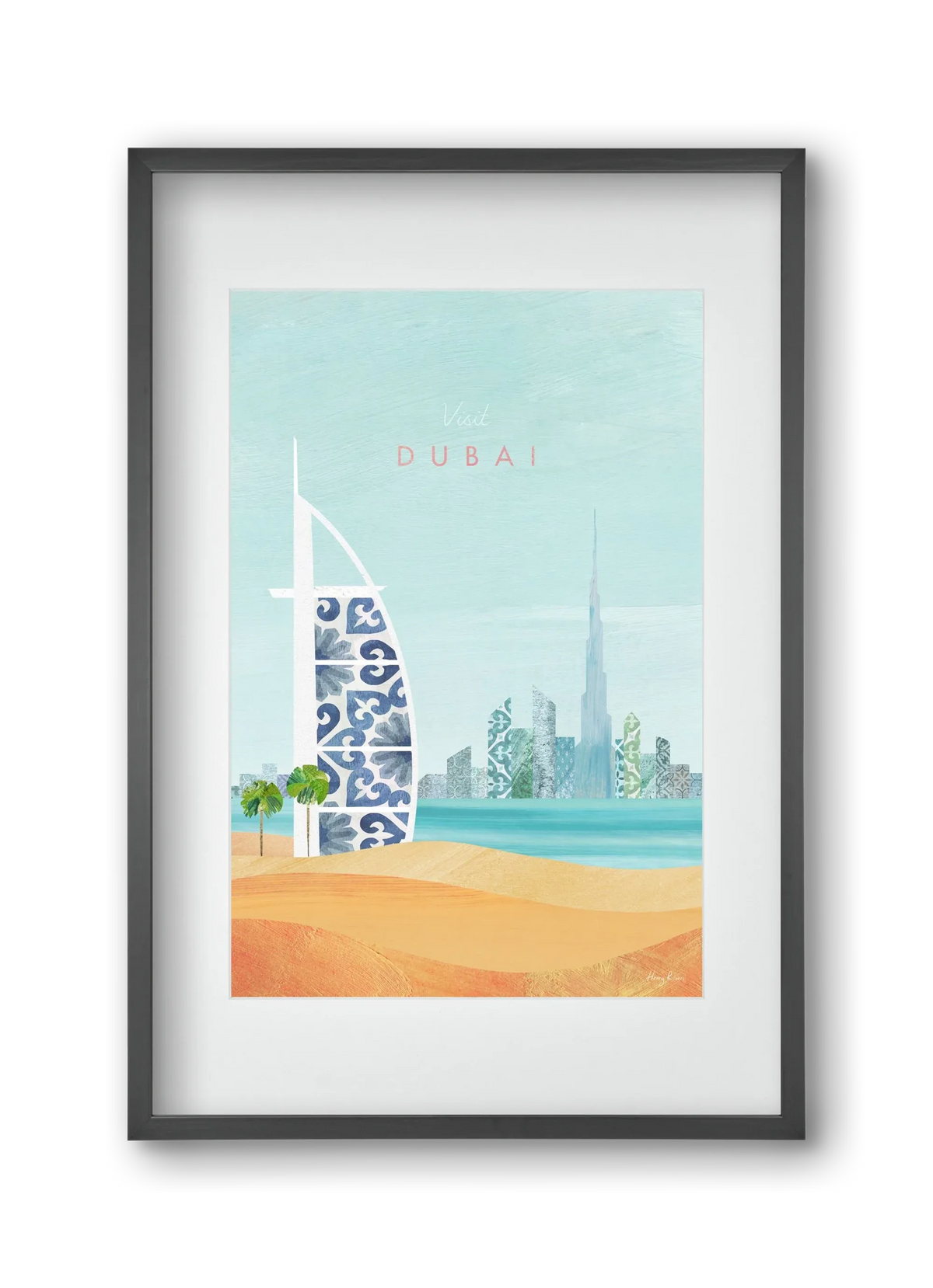 Dubai Travel Poster - artbridge