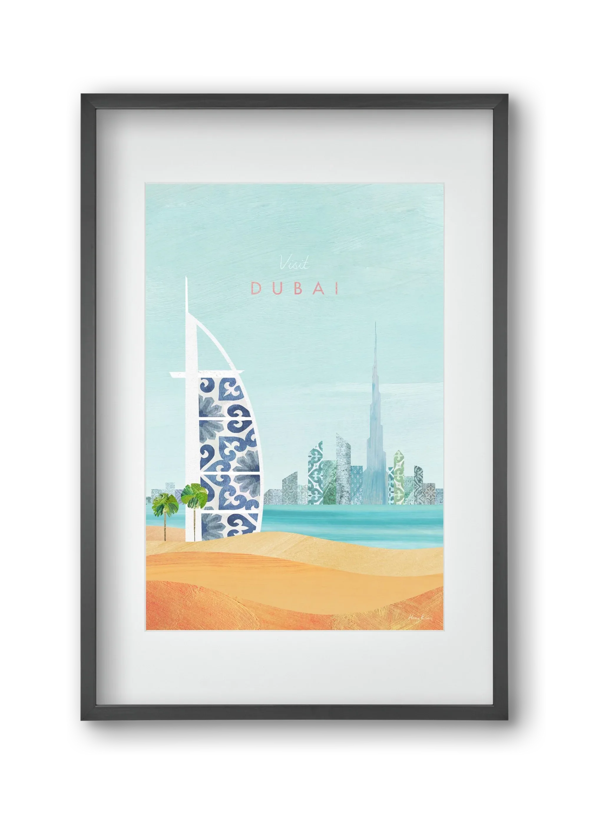 Dubai Travel Poster - artbridge