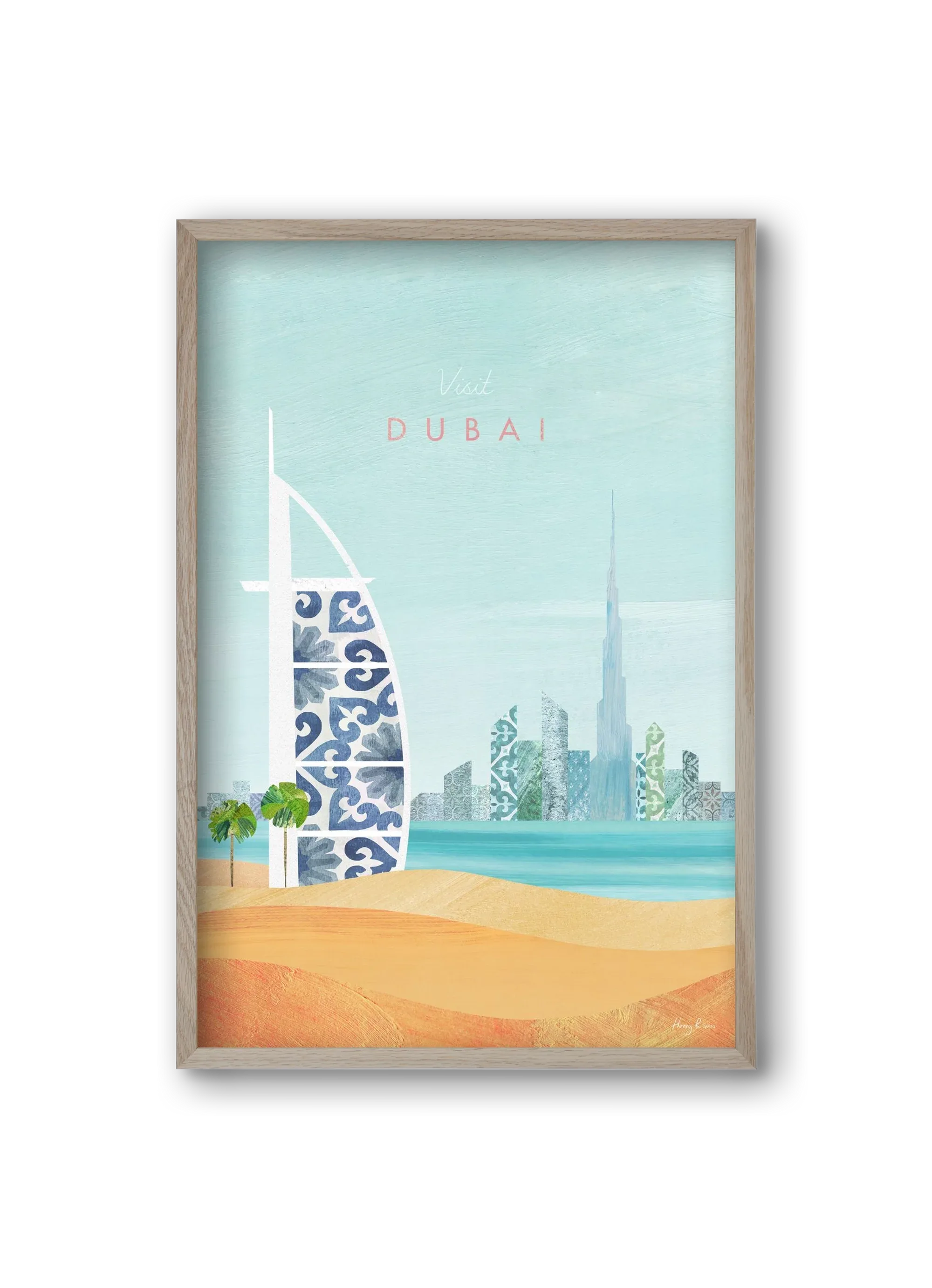 Dubai Travel Poster - artbridge