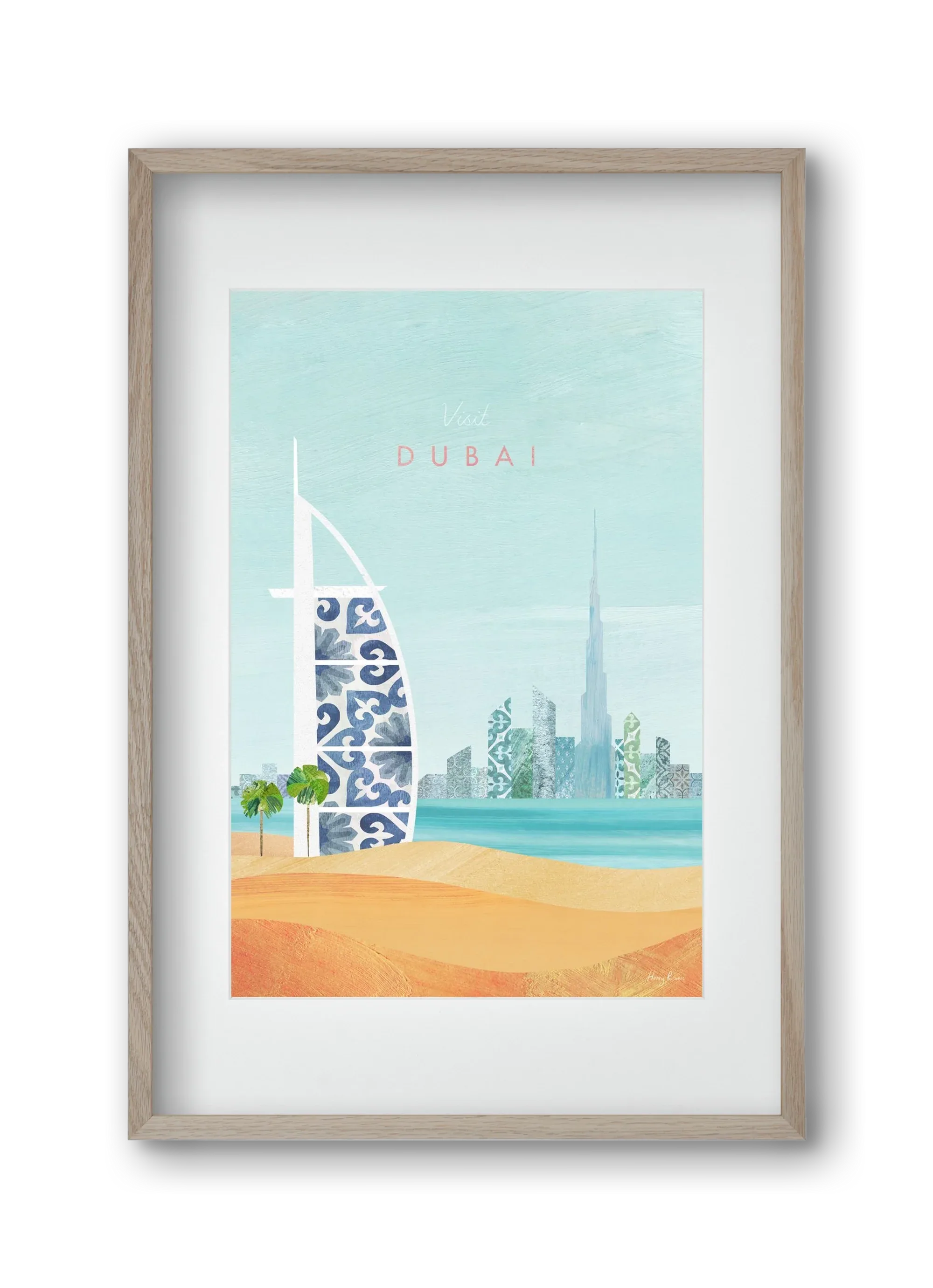 Dubai Travel Poster - artbridge