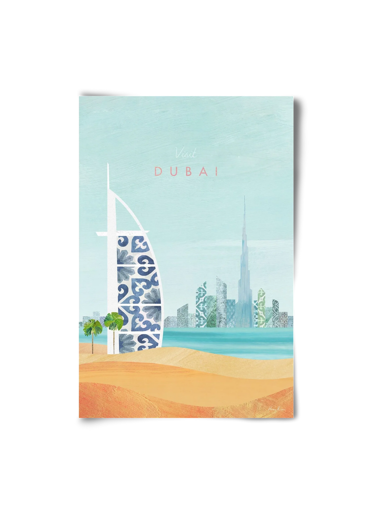 Dubai Travel Poster - artbridge