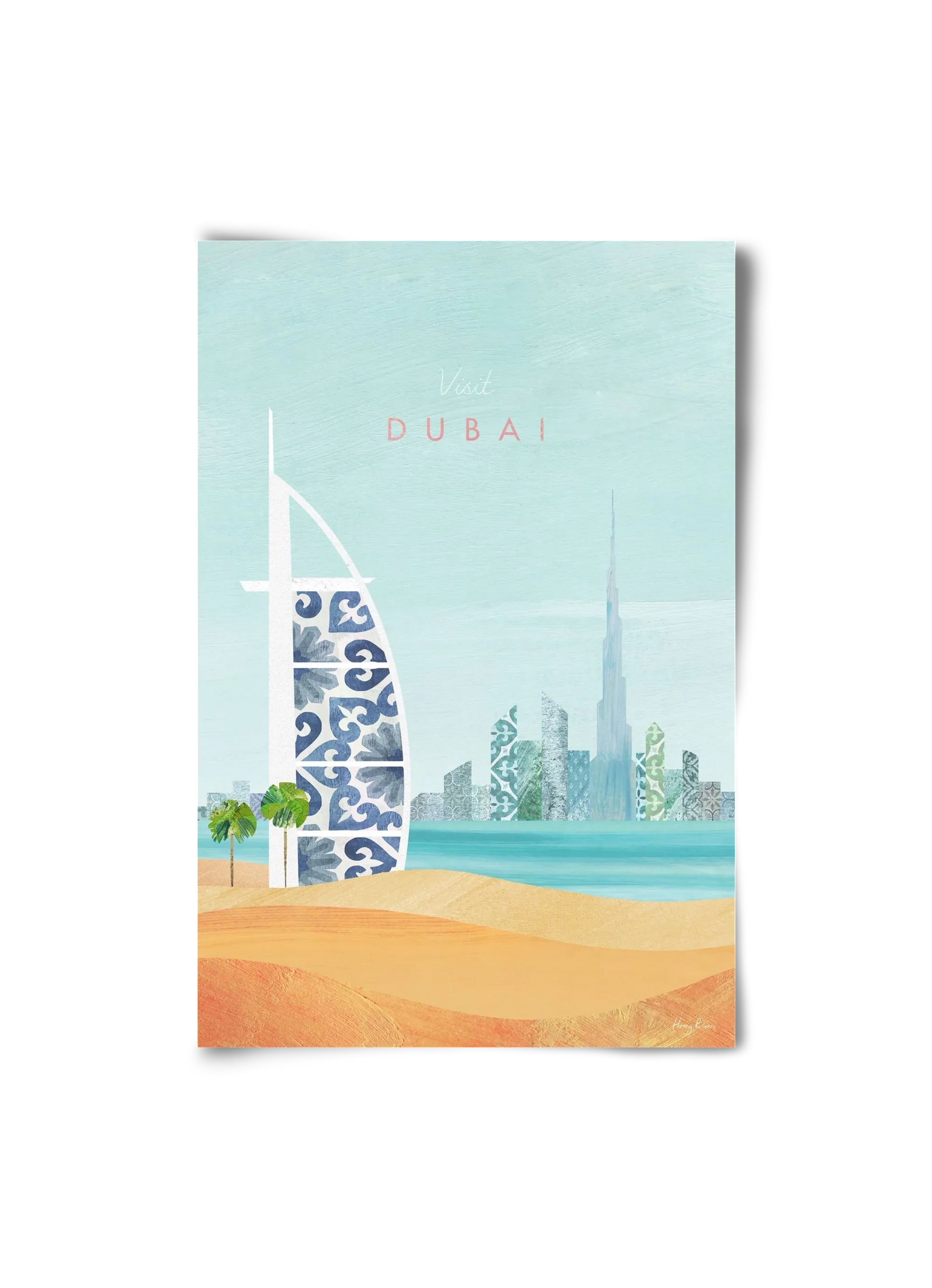 Dubai Travel Poster - artbridge