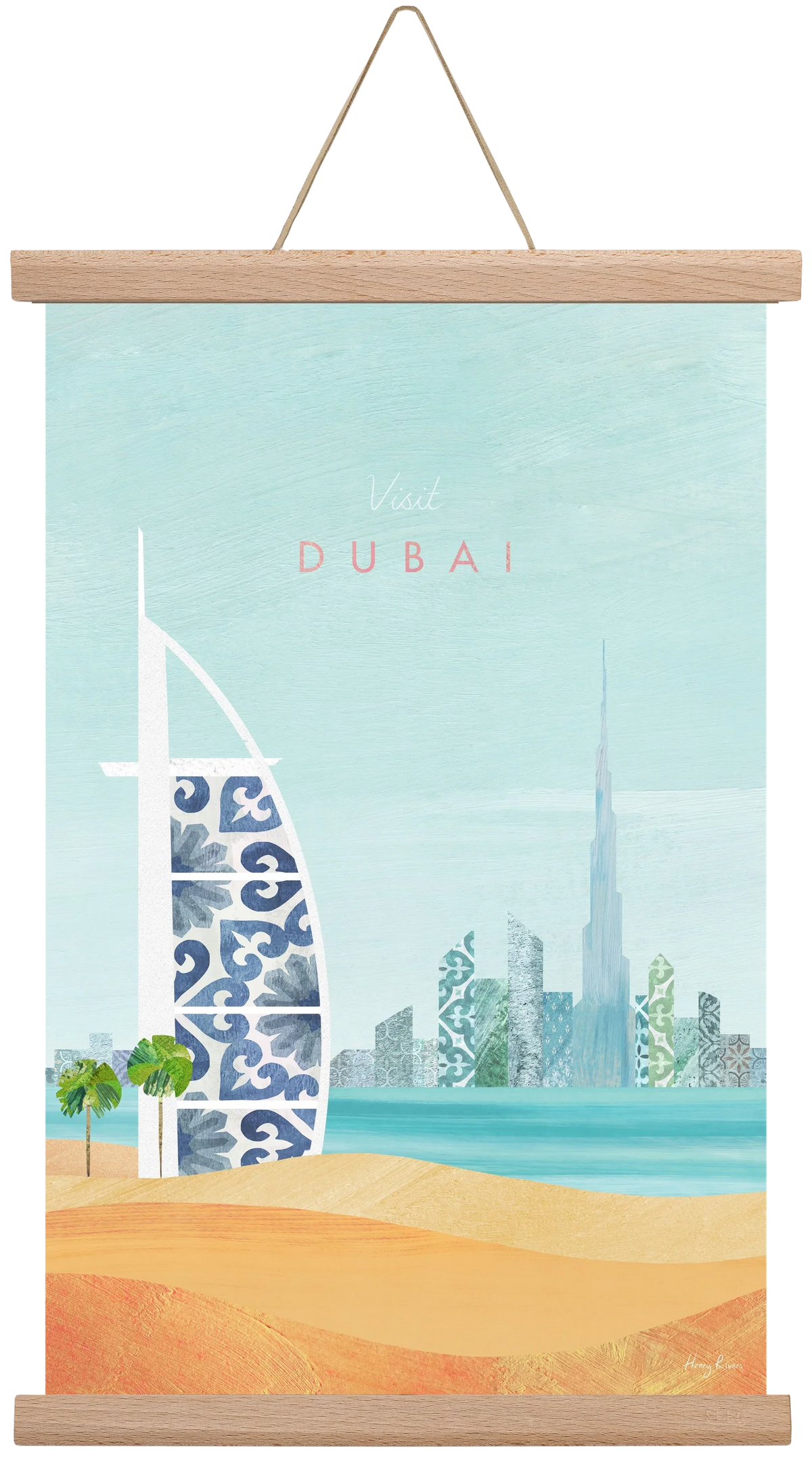 Dubai Travel Poster - artbridge