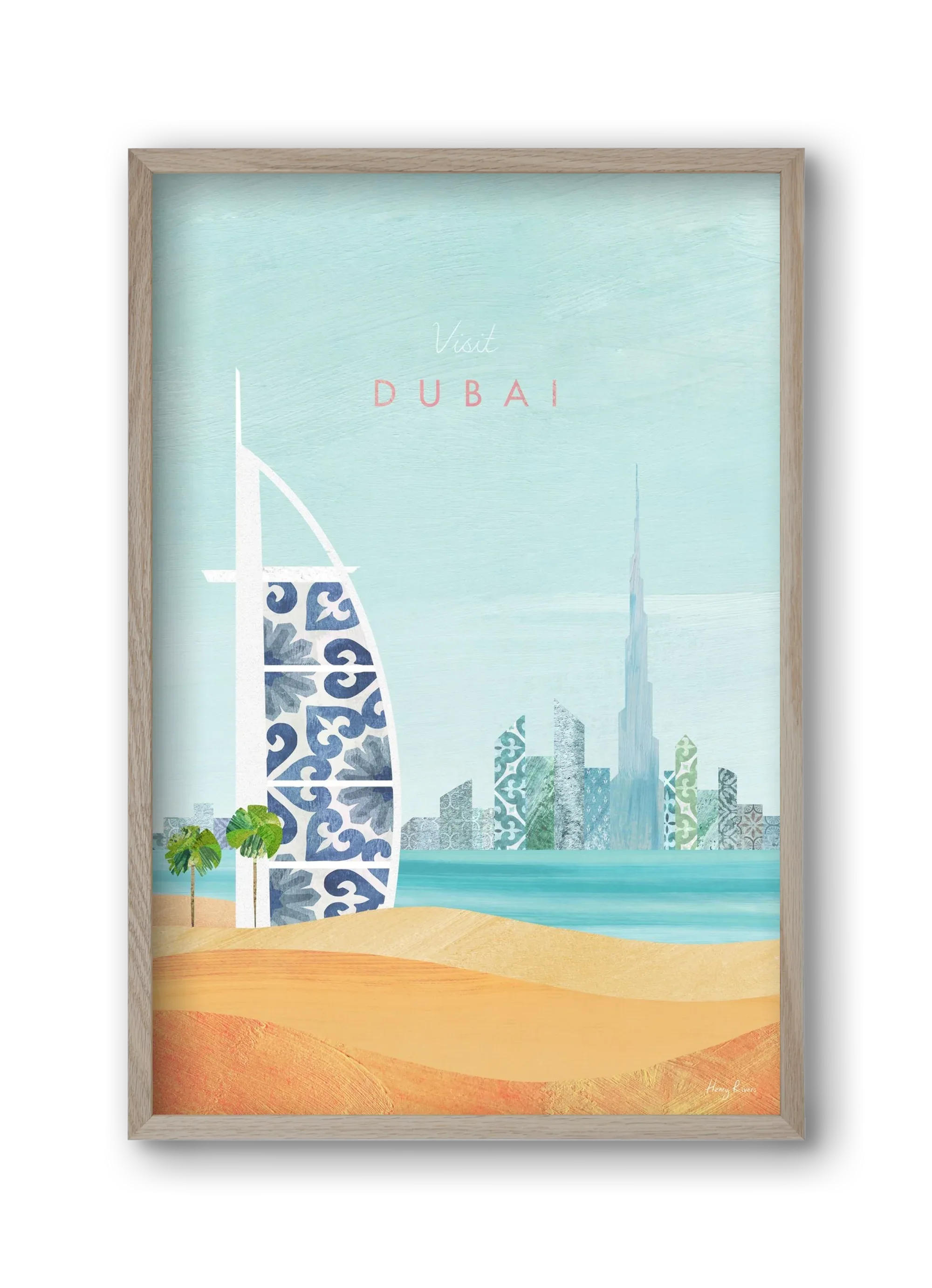 Dubai Travel Poster - artbridge