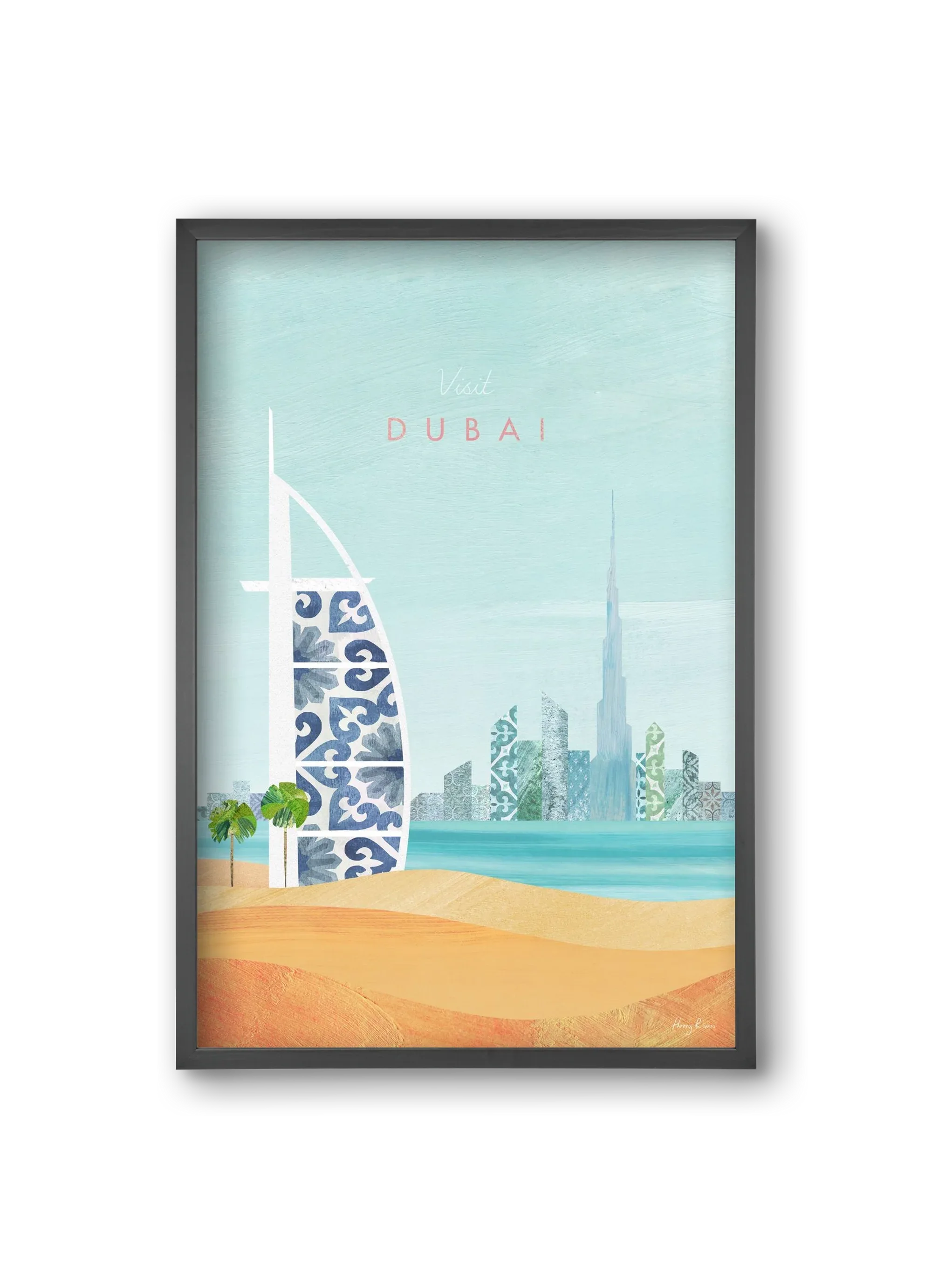 Dubai Travel Poster - artbridge