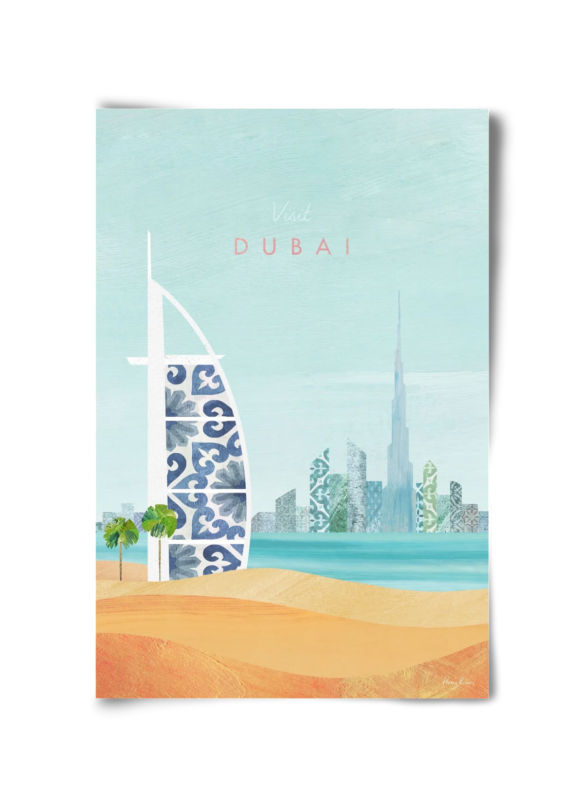 Dubai Travel Poster - artbridge
