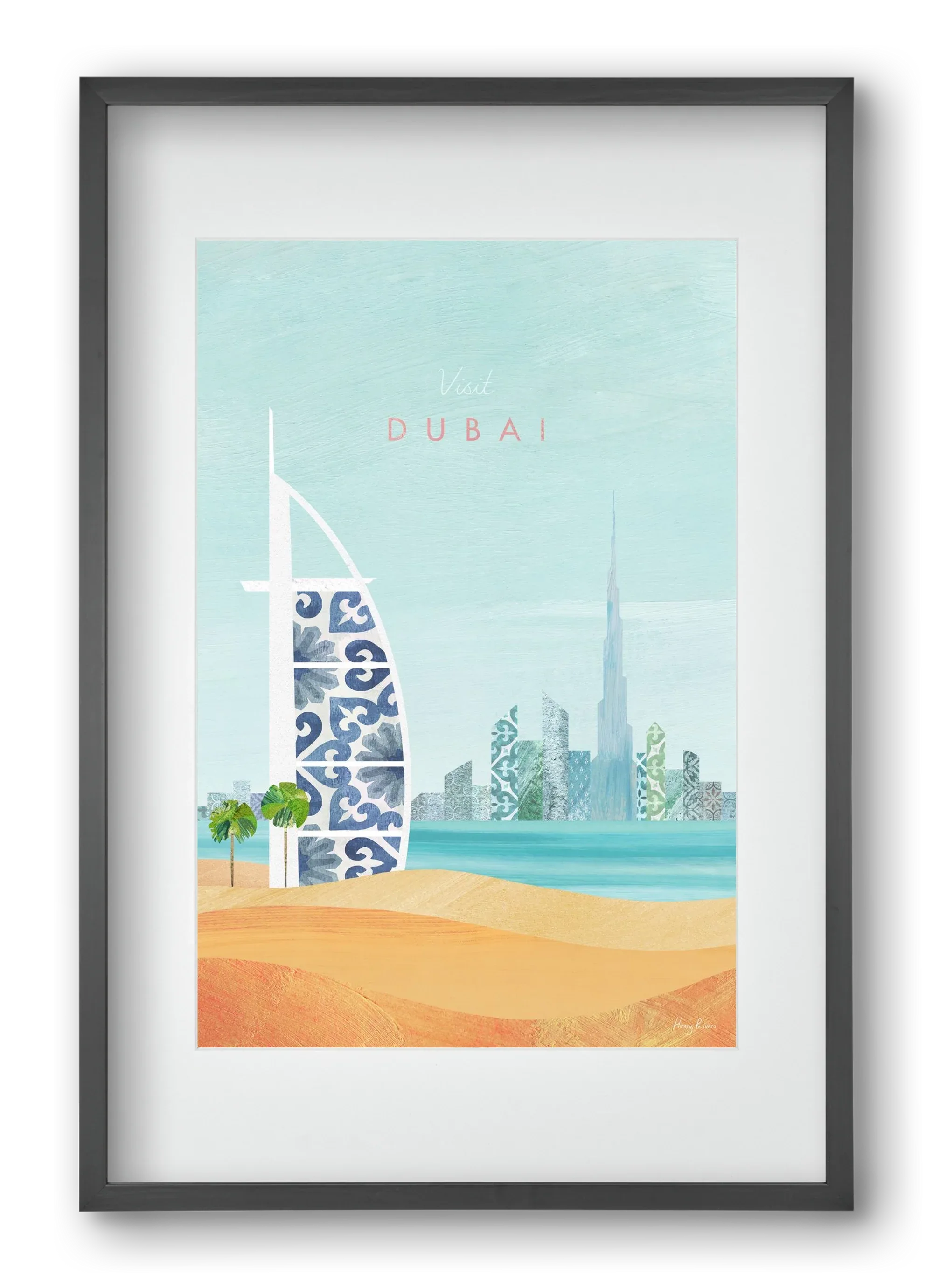 Dubai Travel Poster - artbridge