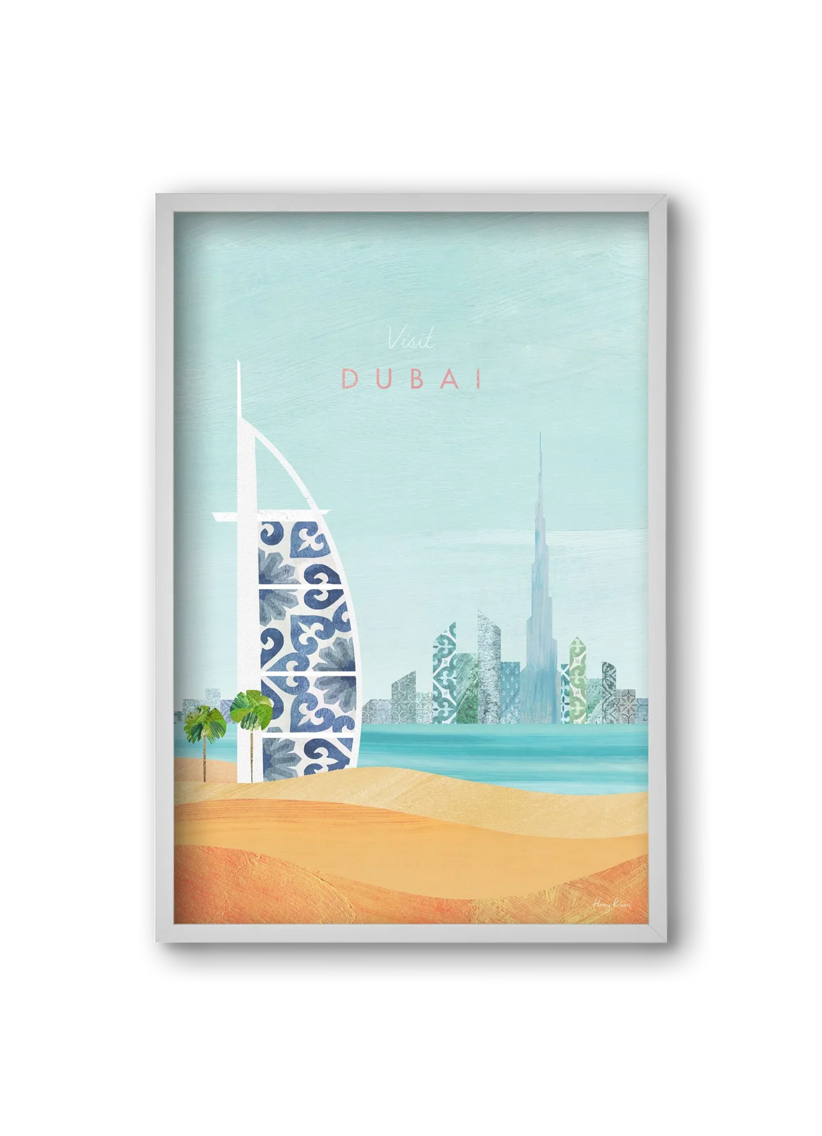 Dubai Travel Poster - artbridge