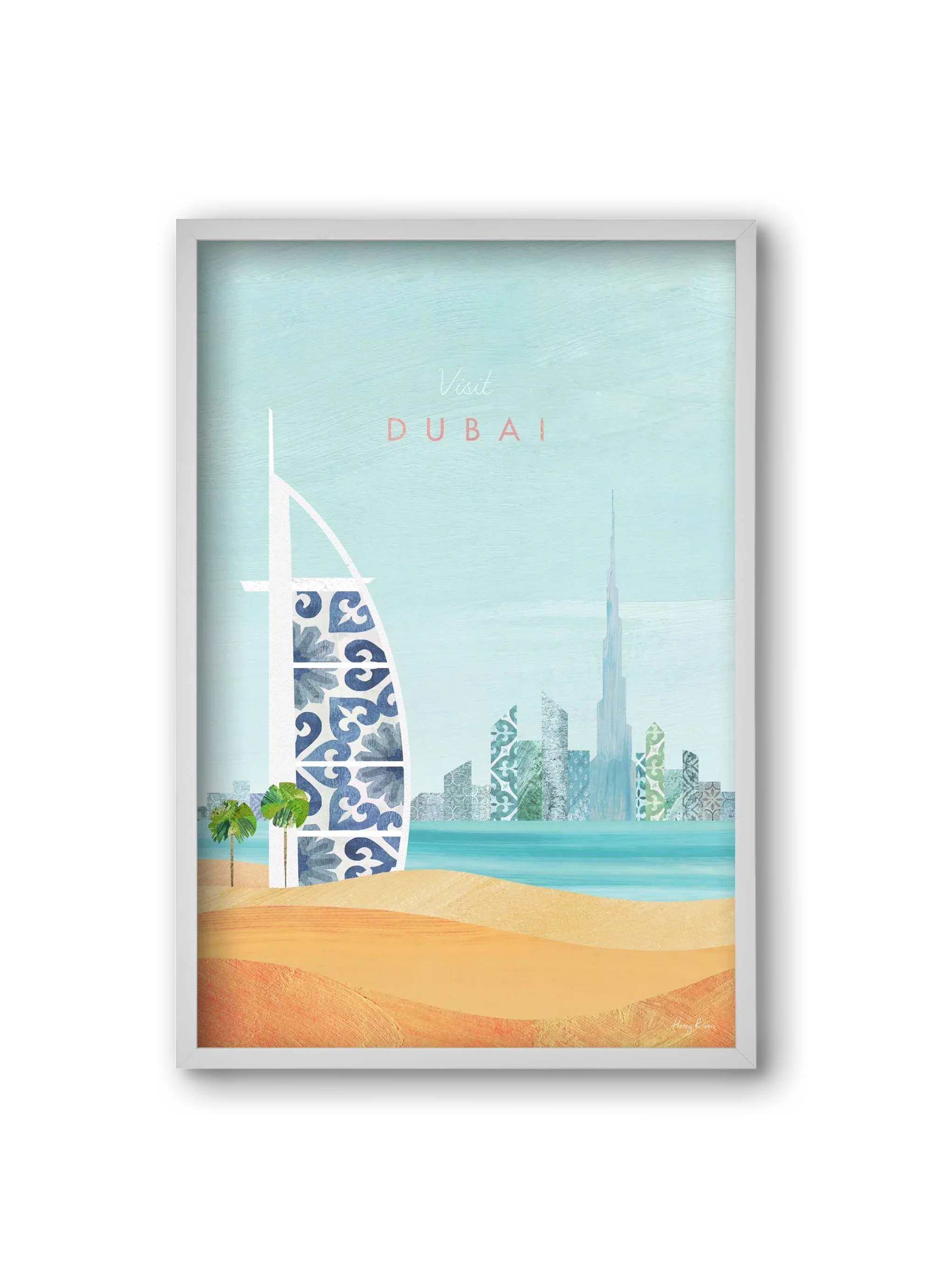 Dubai Travel Poster - artbridge
