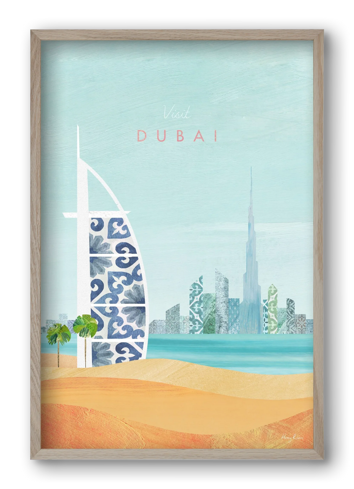 Dubai Travel Poster - artbridge