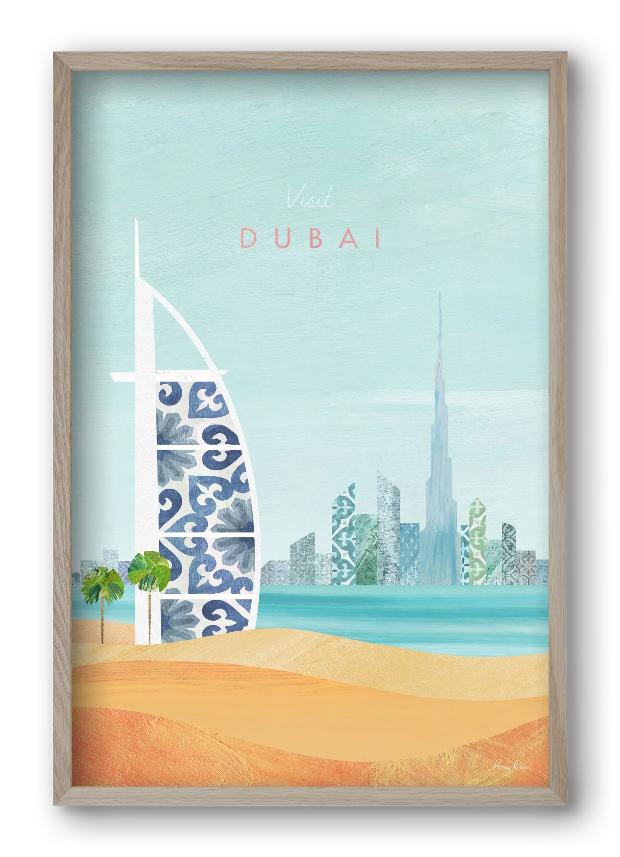 Dubai Travel Poster - artbridge