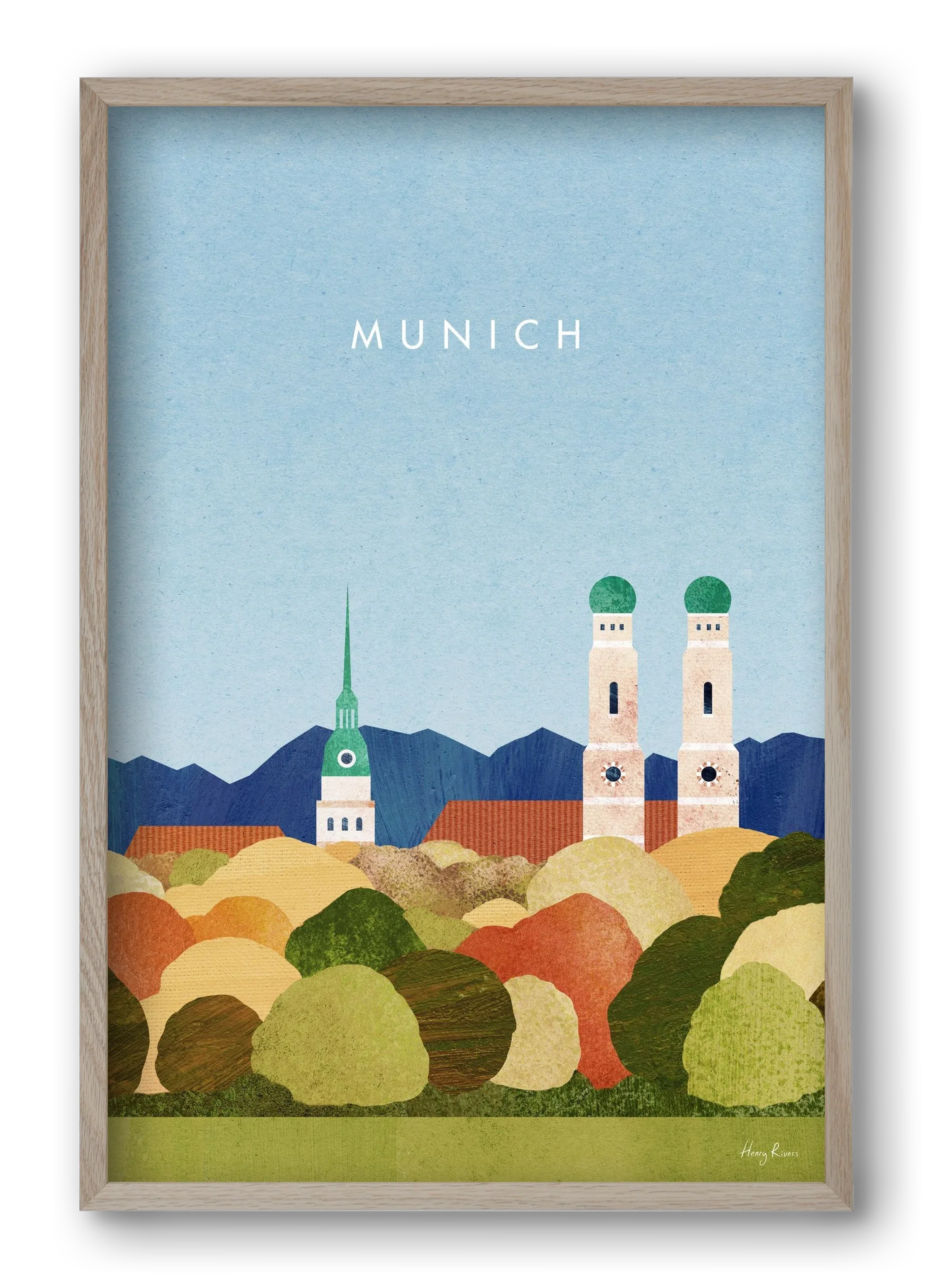 Munich Travel Poster - artbridge
