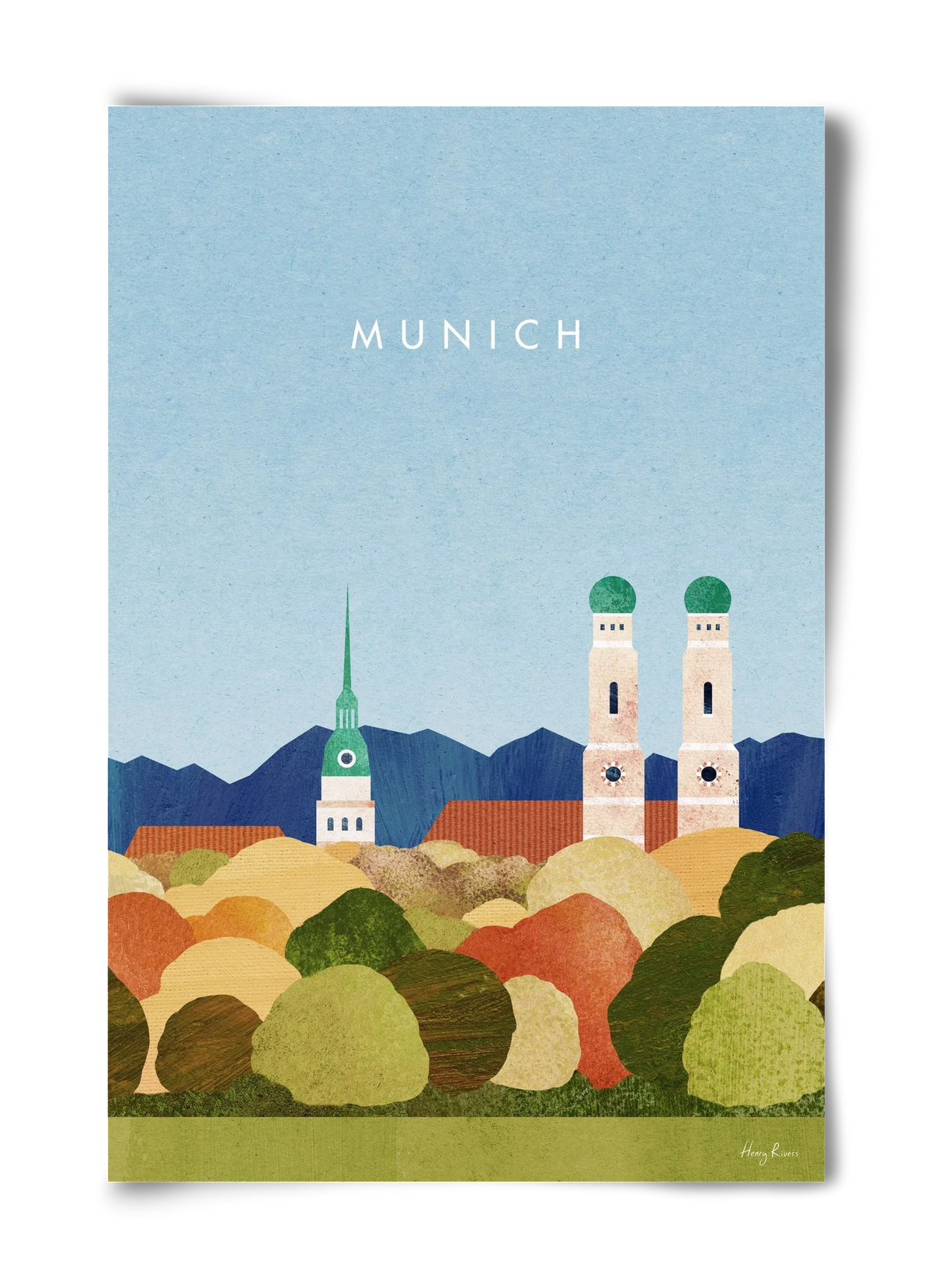 Munich Travel Poster - artbridge