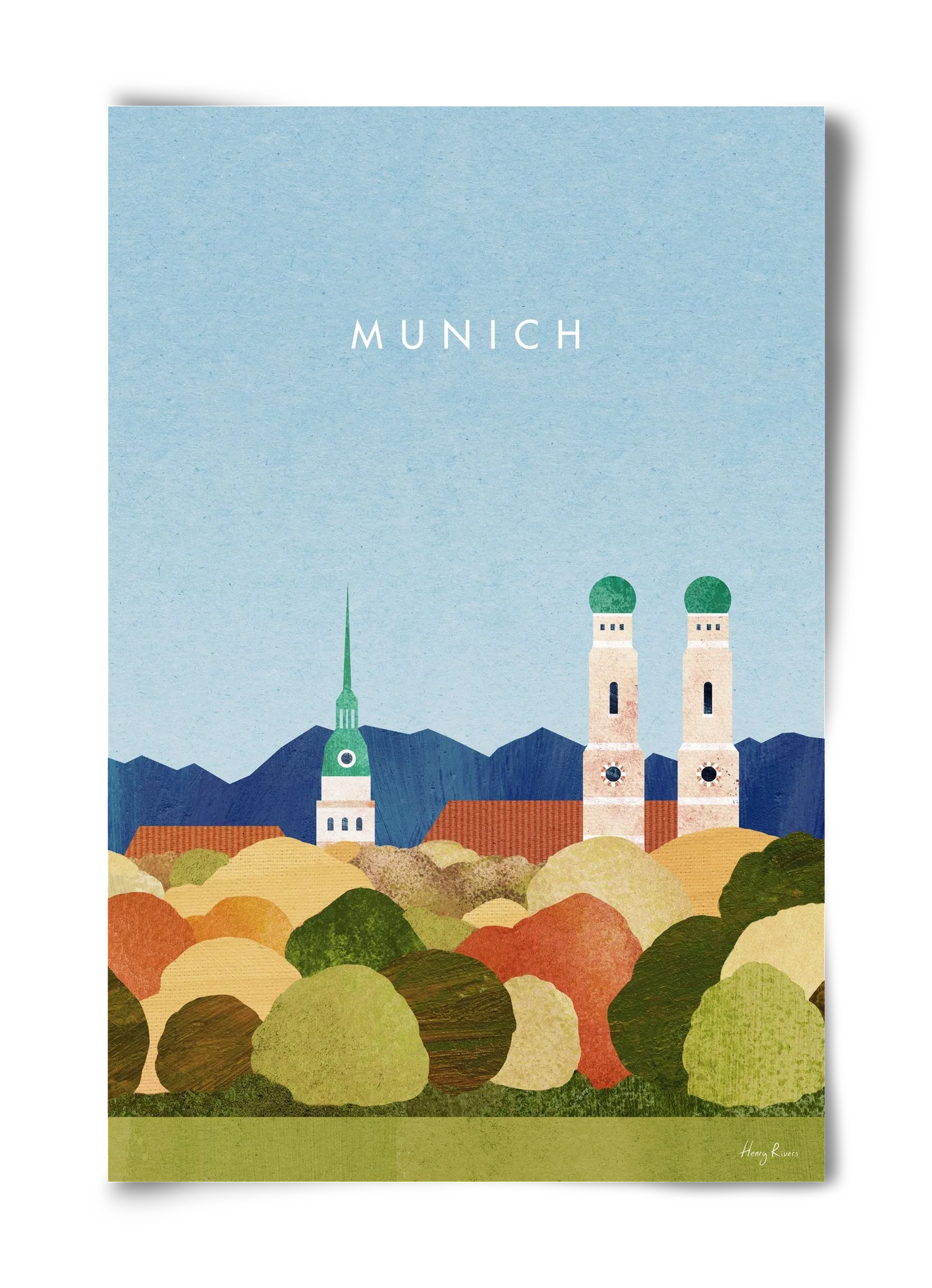 Munich Travel Poster - artbridge