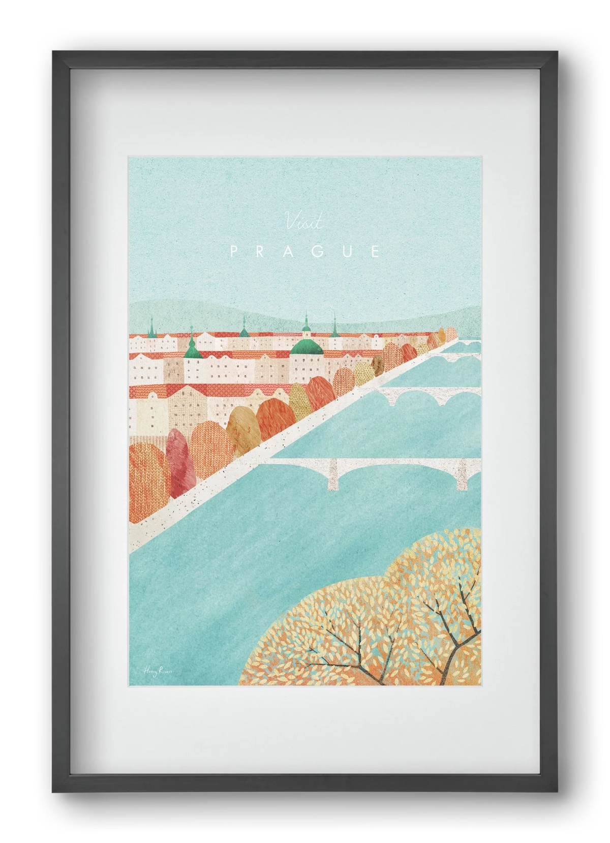 Prague Travel Poster - artbridge