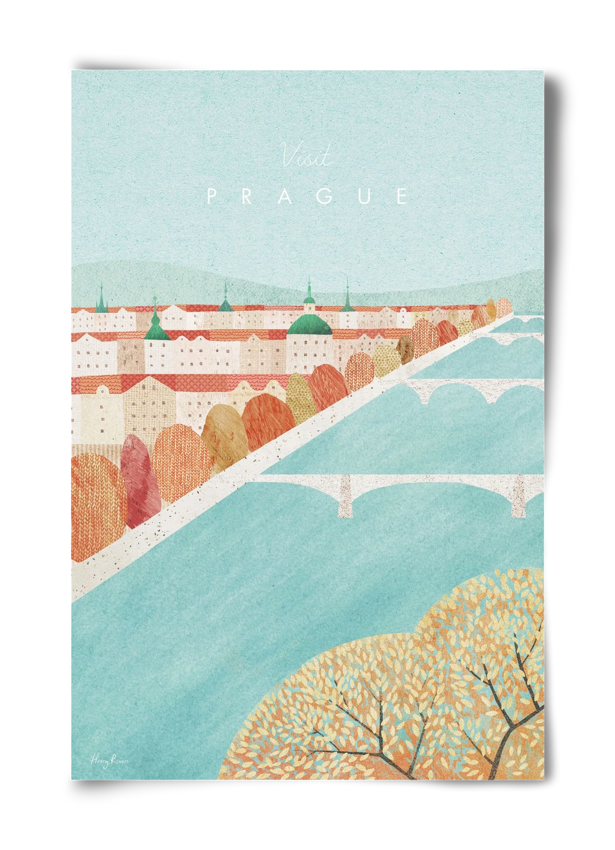 Prague Travel Poster - artbridge