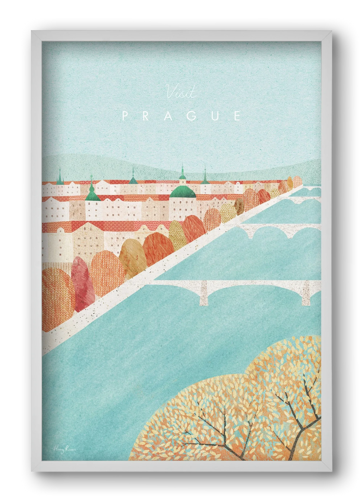 Prague Travel Poster - artbridge