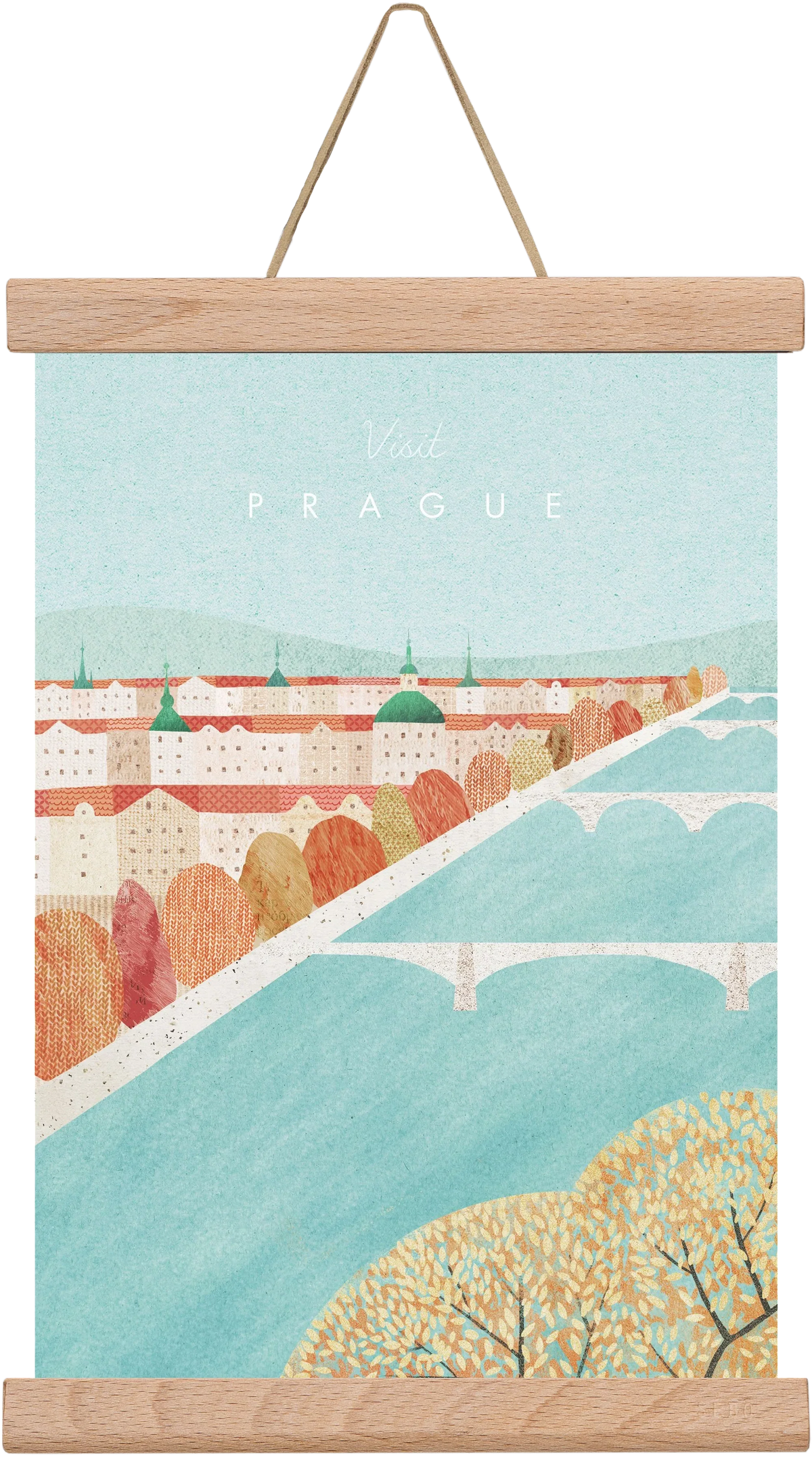 Prague Travel Poster - artbridge