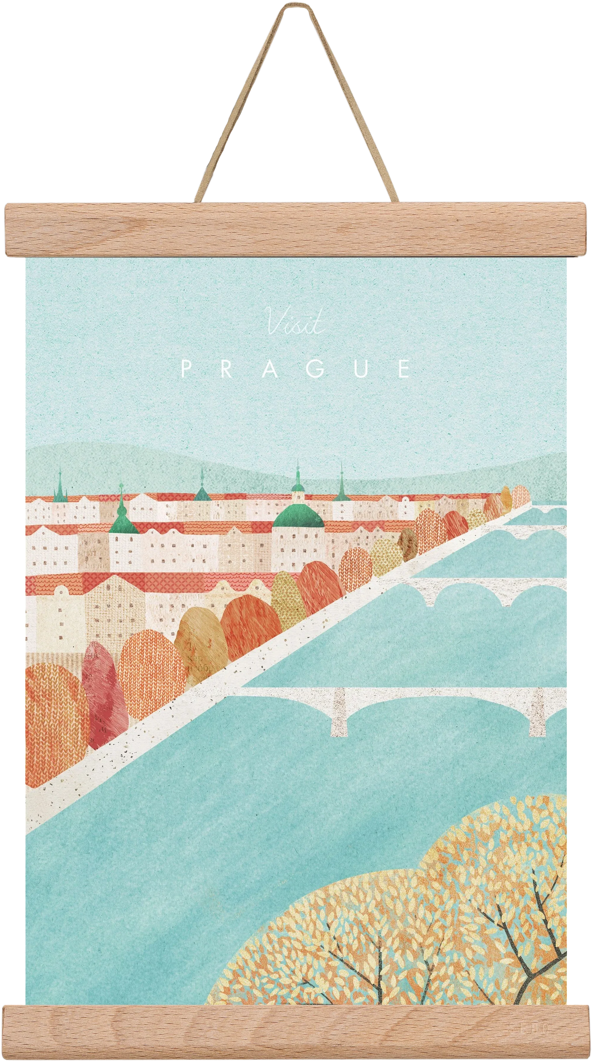 Prague Travel Poster - artbridge