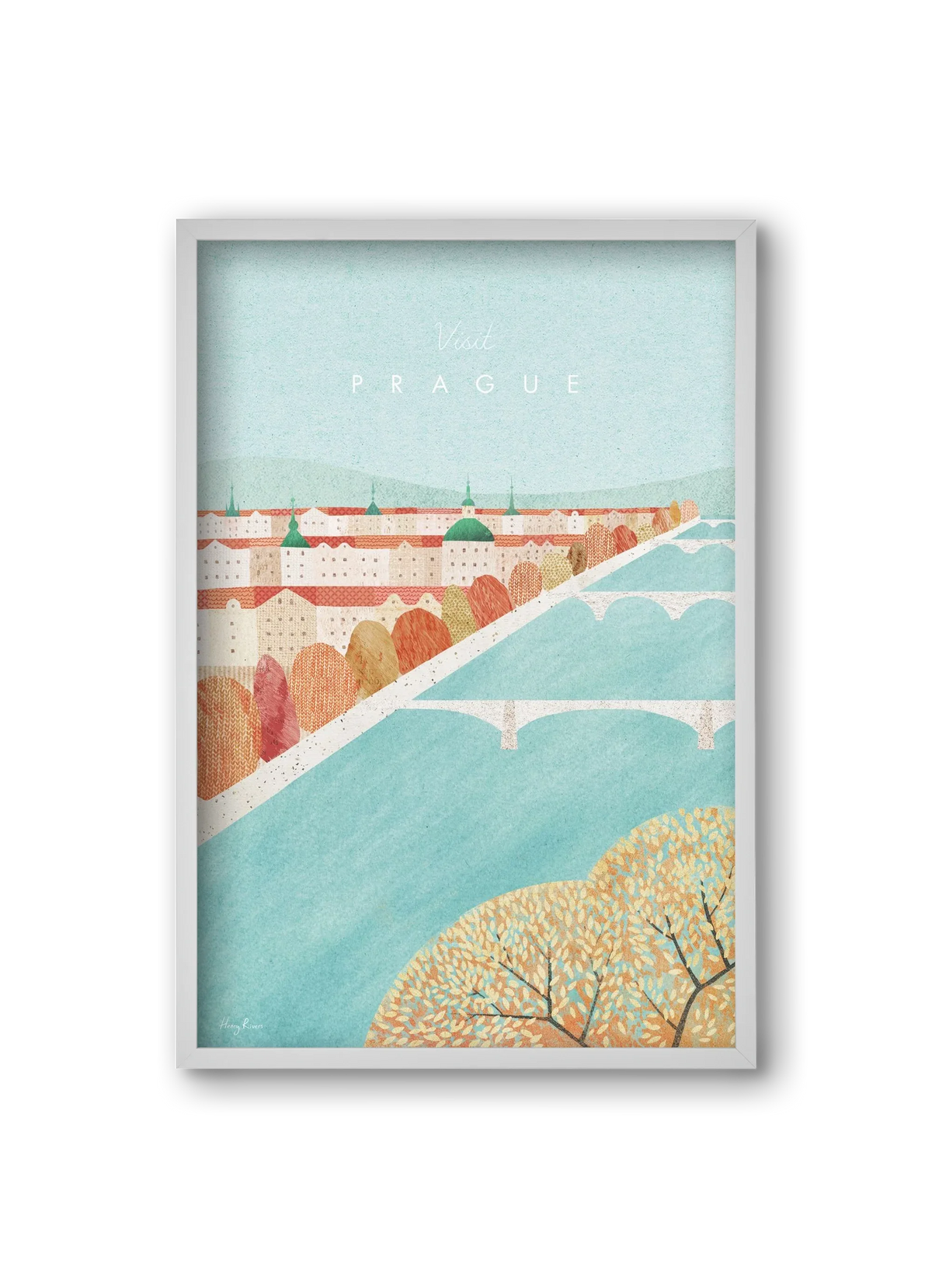 Prague Travel Poster - artbridge