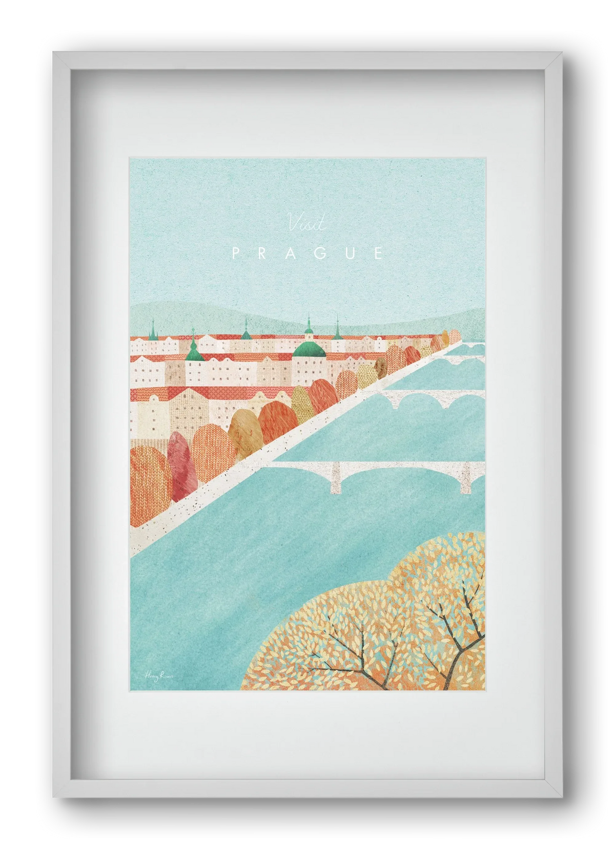 Prague Travel Poster - artbridge