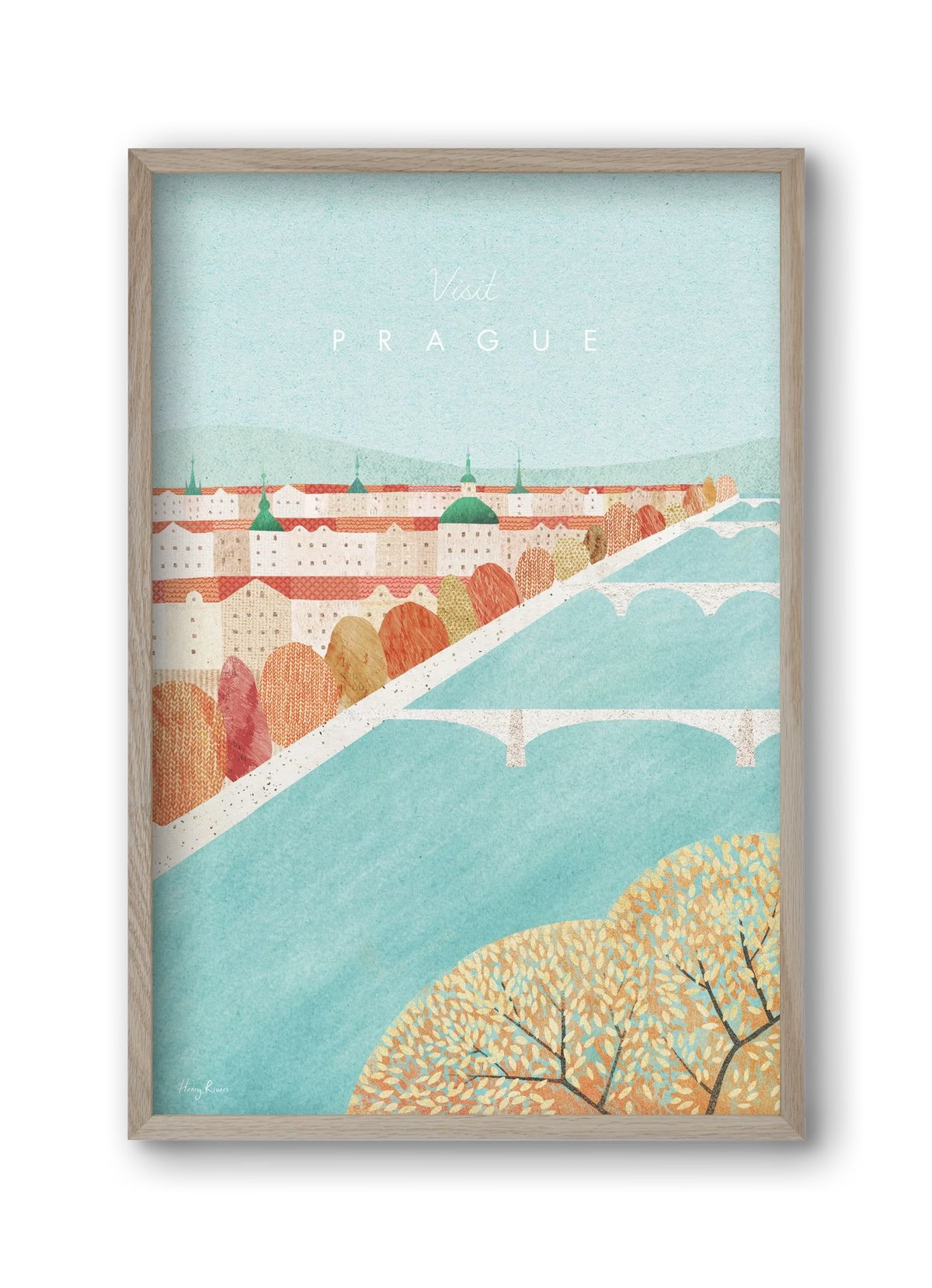 Prague Travel Poster - artbridge
