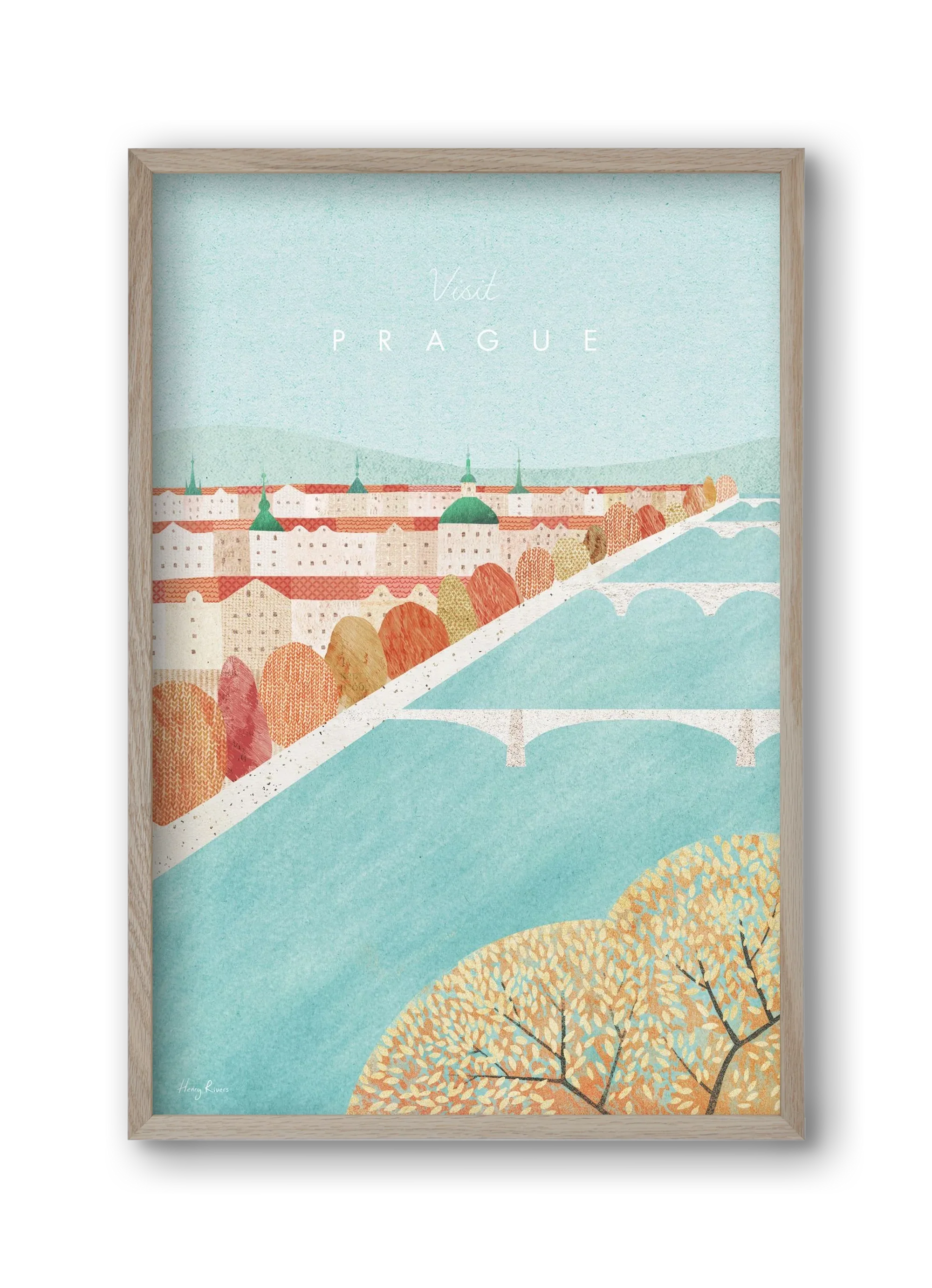 Prague Travel Poster - artbridge