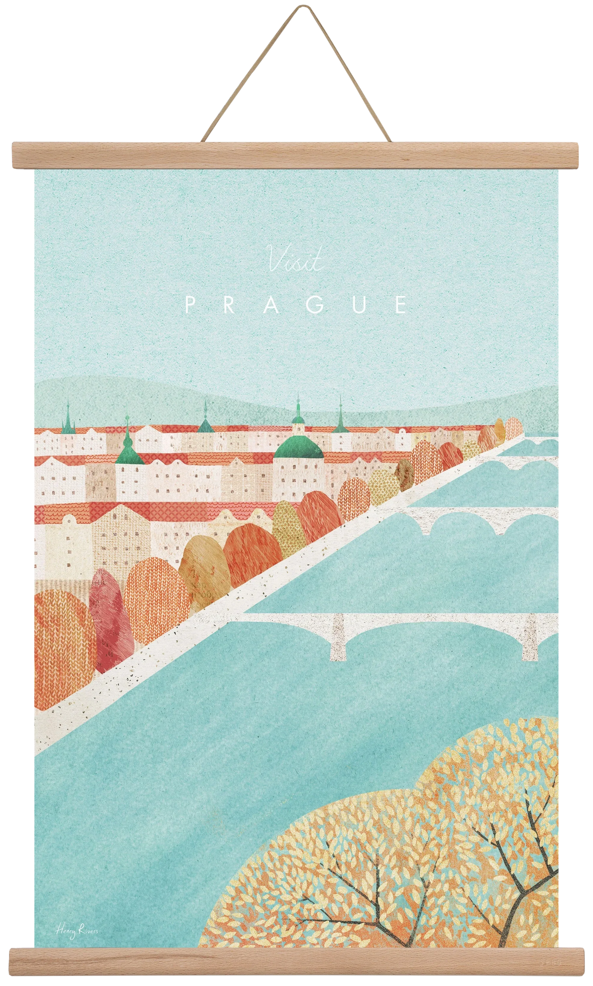 Prague Travel Poster - artbridge