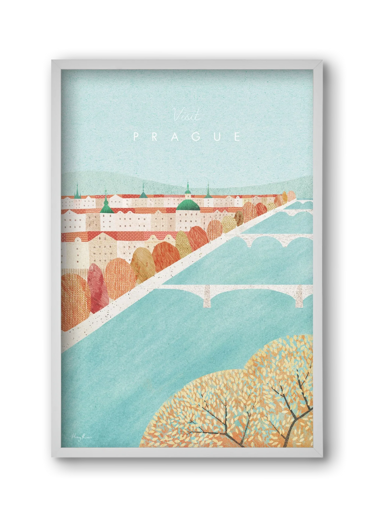 Prague Travel Poster - artbridge