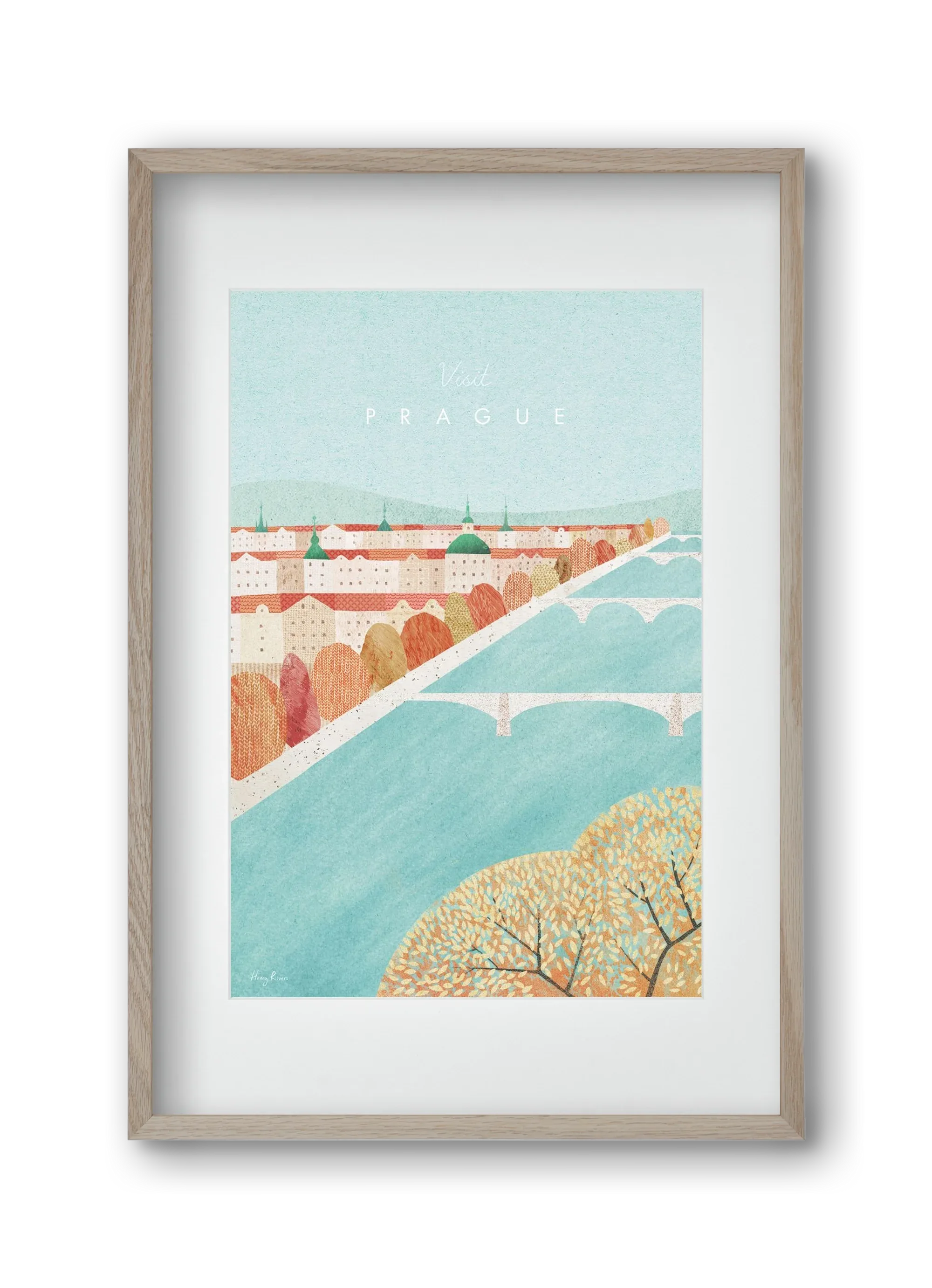 Prague Travel Poster - artbridge
