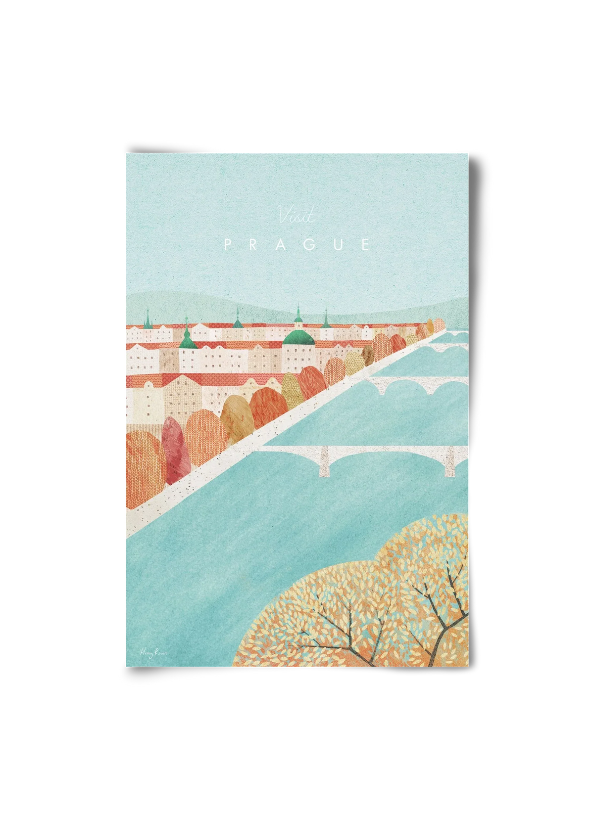 Prague Travel Poster - artbridge